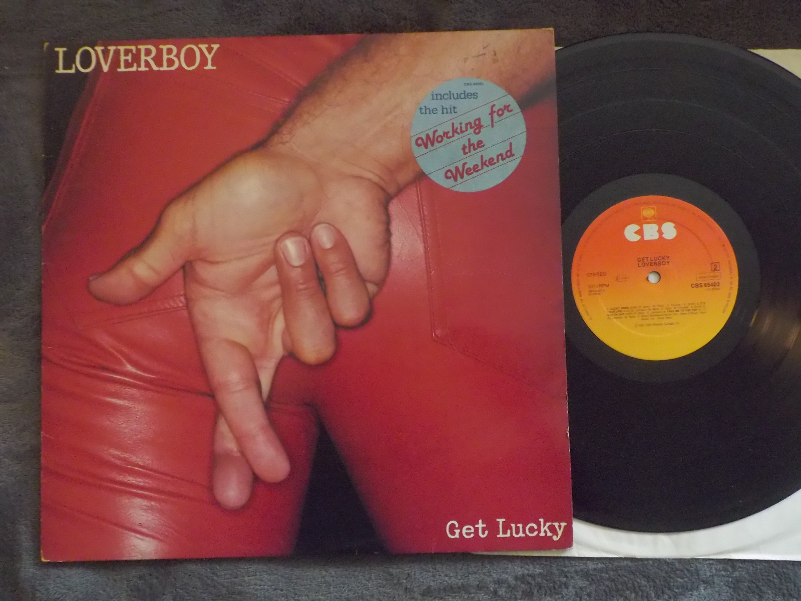 Loverboy – Get Lucky | LP, CBS Records, Niederlande 1981