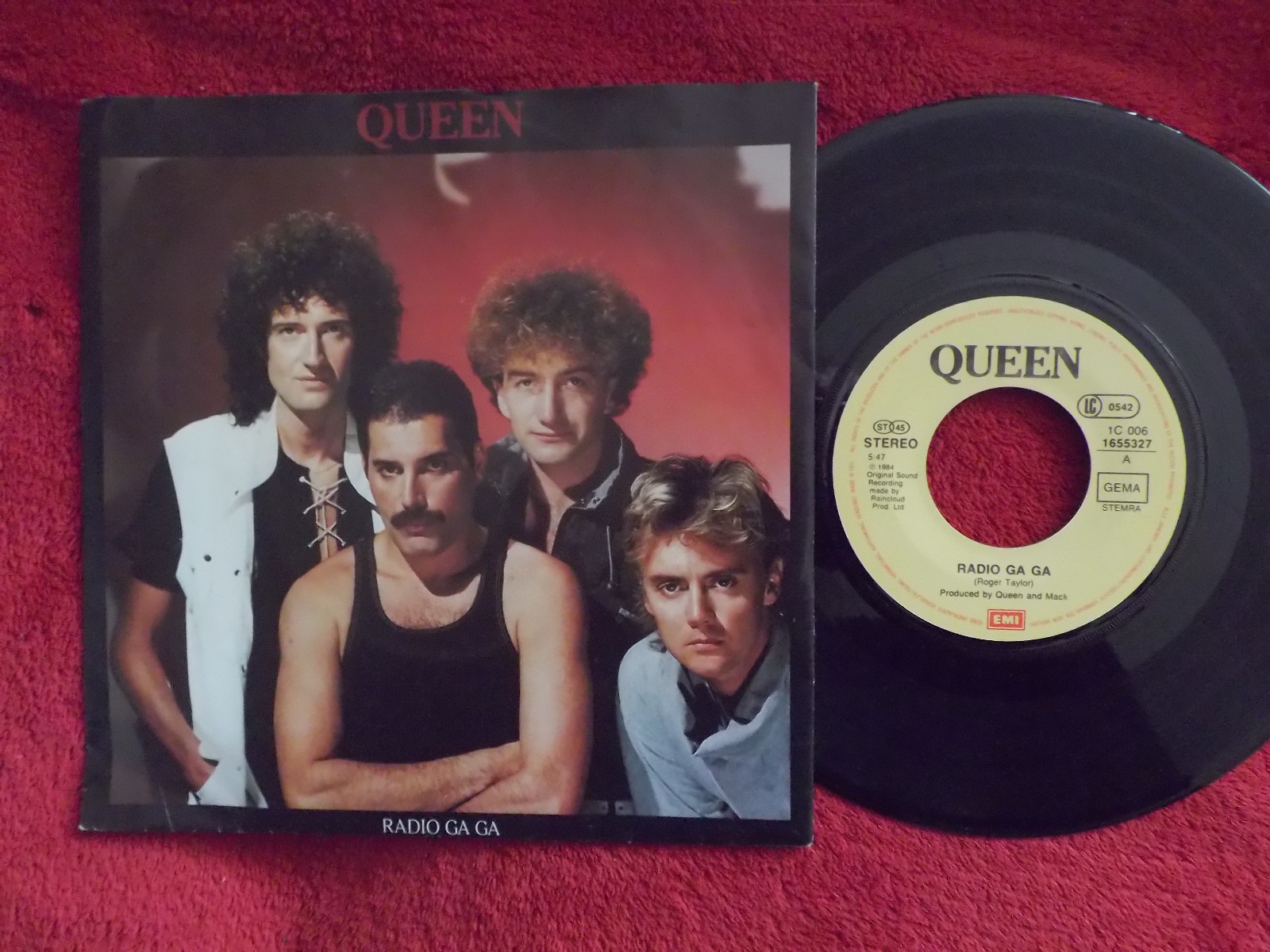 Queen – Radio ga ga / I goo crazy (7″-Single, EMI Records, 1984)