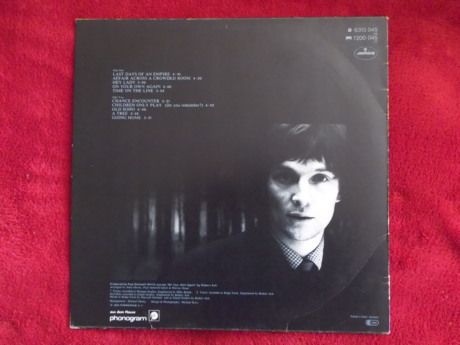 Murray Head – Voices | Mercury Records LP, 1980, Bild 4