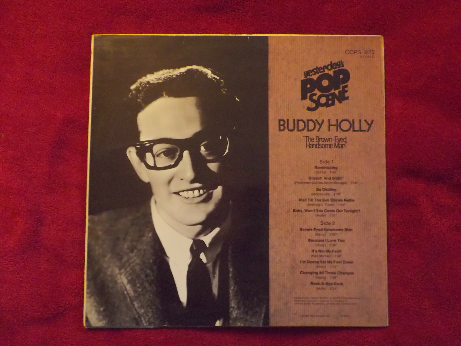Buddy Holly – Yesterdays Pop Scene (LP), Bild 2