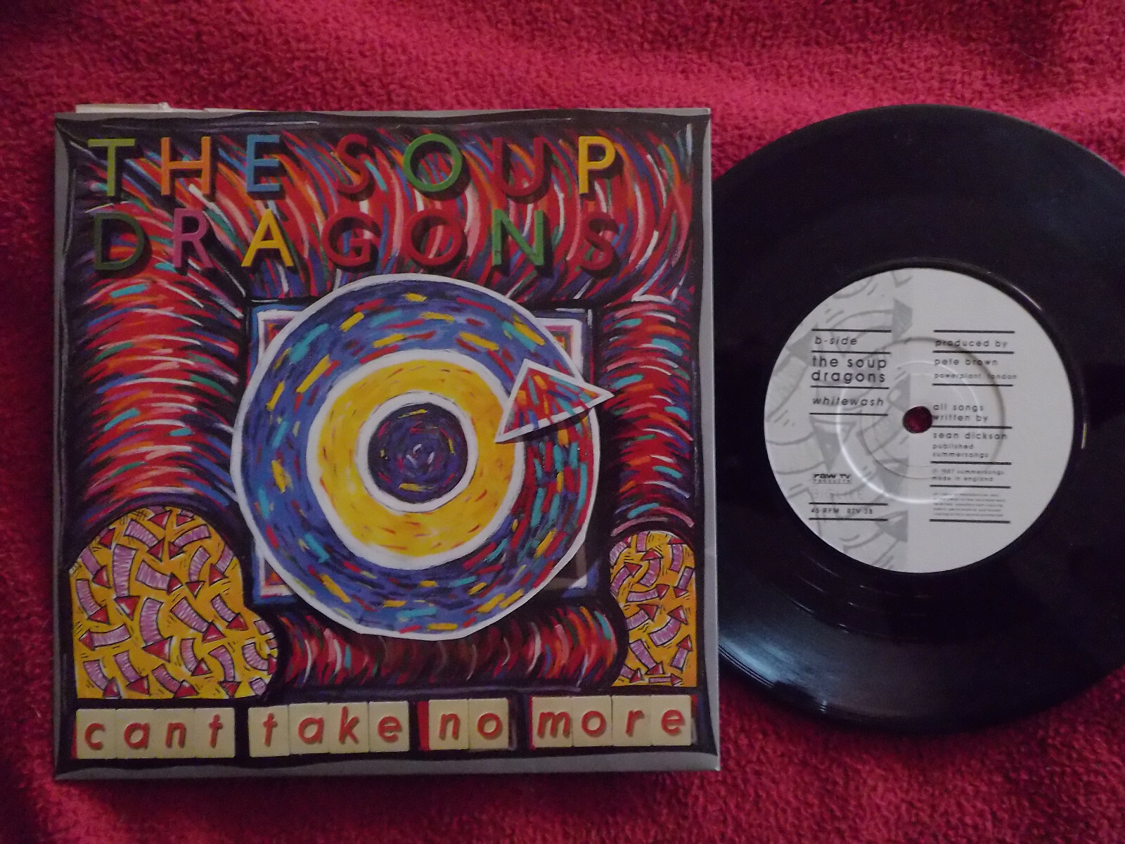 The Soup Dragons – Can´t take no more / Whtewash | 7″ Single, 1987