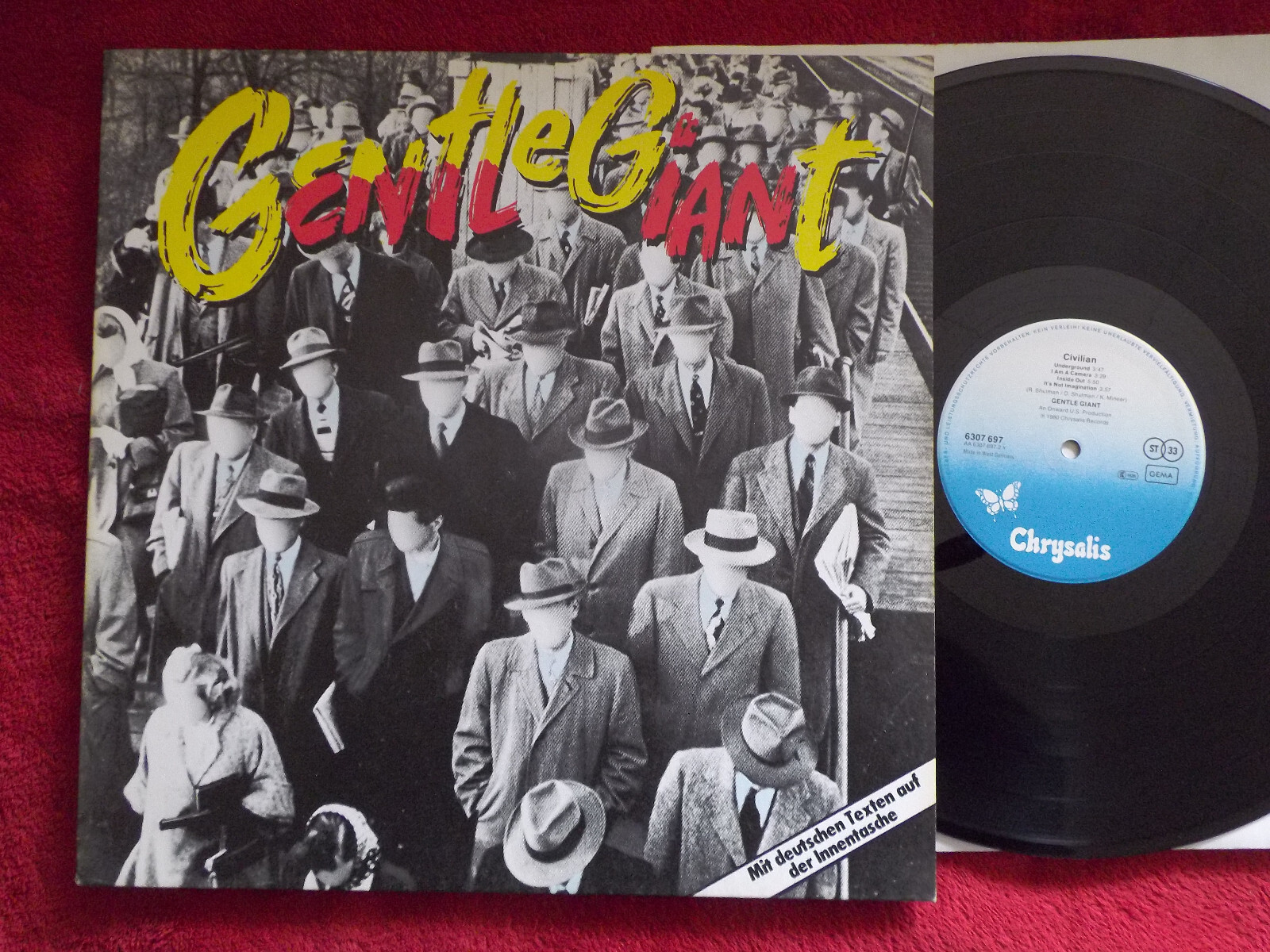 Gentle Giant – Civilian | Chrysalis Records 6307 697 | LP, Deutschland 1980