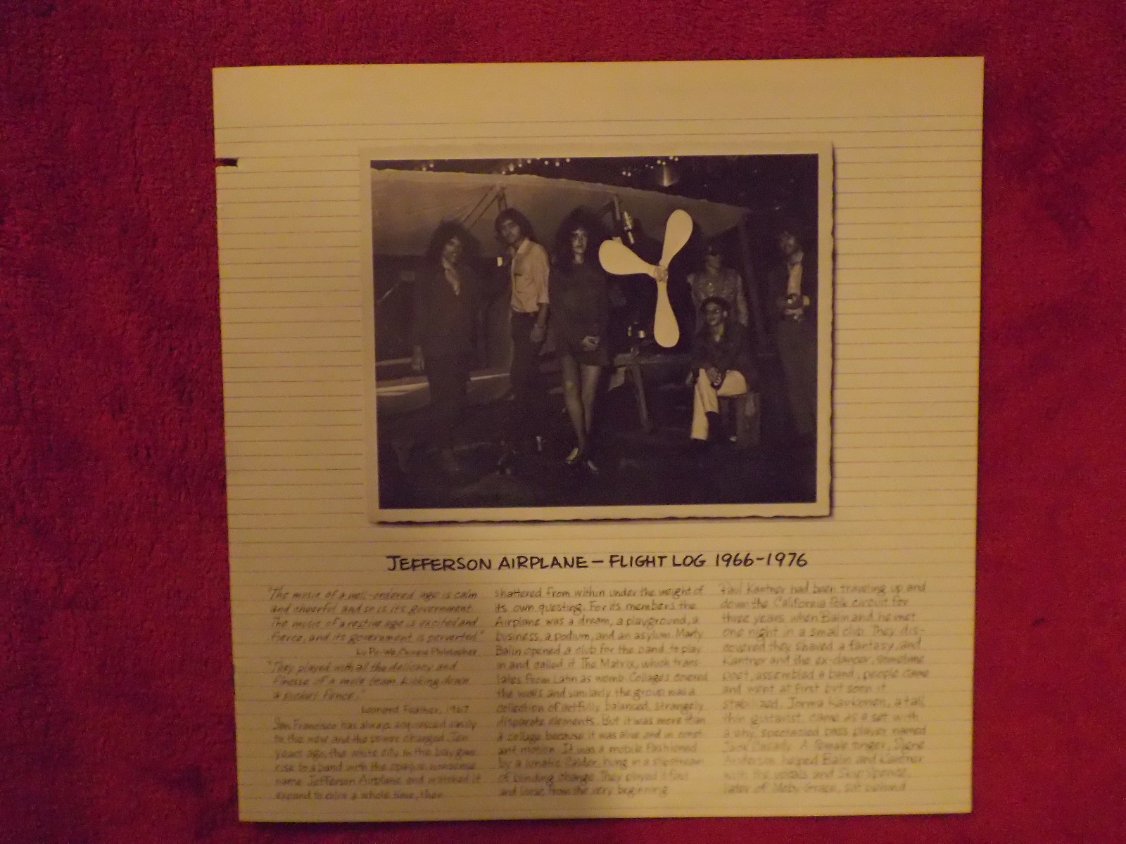 Jefferson Airplane – Flight Log | Grunt Records CYL2-1255, US 1977, D-LP, Bild 4