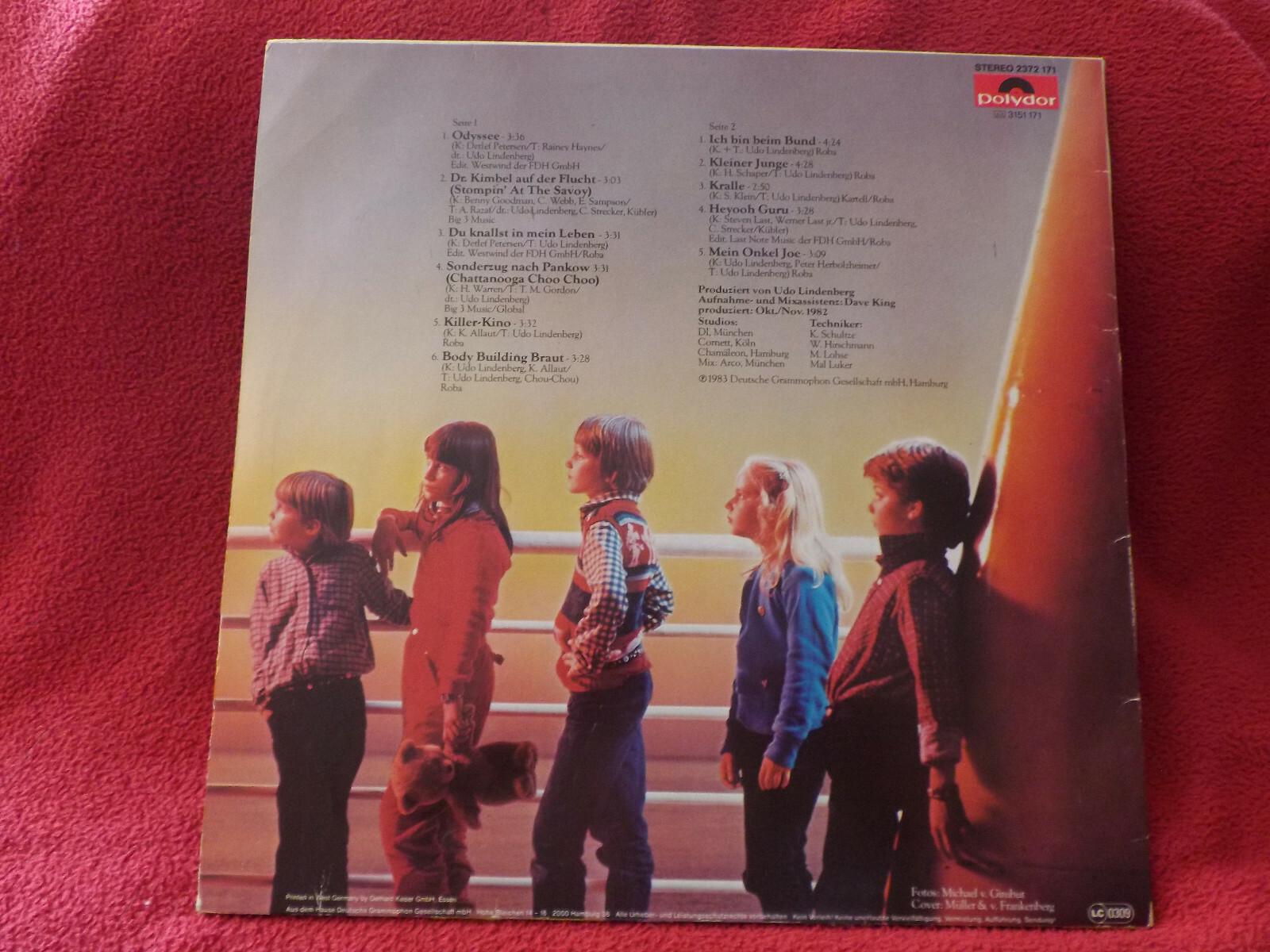 Udo Lindenberg & das Panikorchester – Odyssee | Polydor LP, 1983, Bild 2
