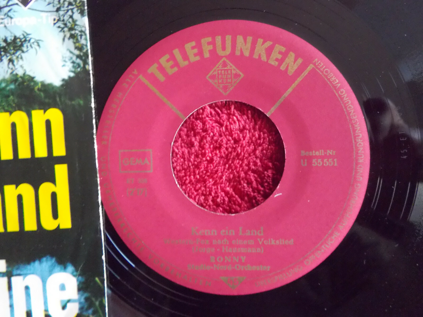 Ronny – Kenn ein Land / Kleine Annabell | Telefunken Single, Bild 2
