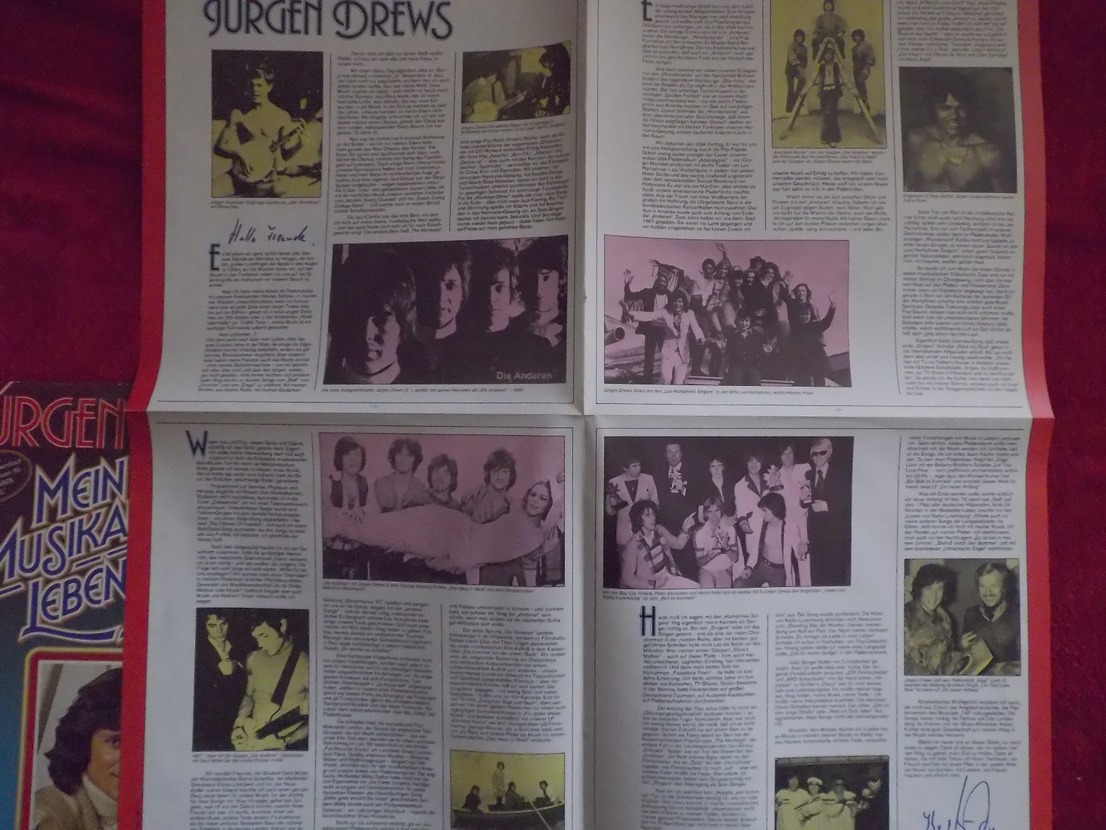 Jürgen Drews – Mein musikalischer Lebenslauf | Warner Bros. Records LP, 1977, mit Poster, Bild 3