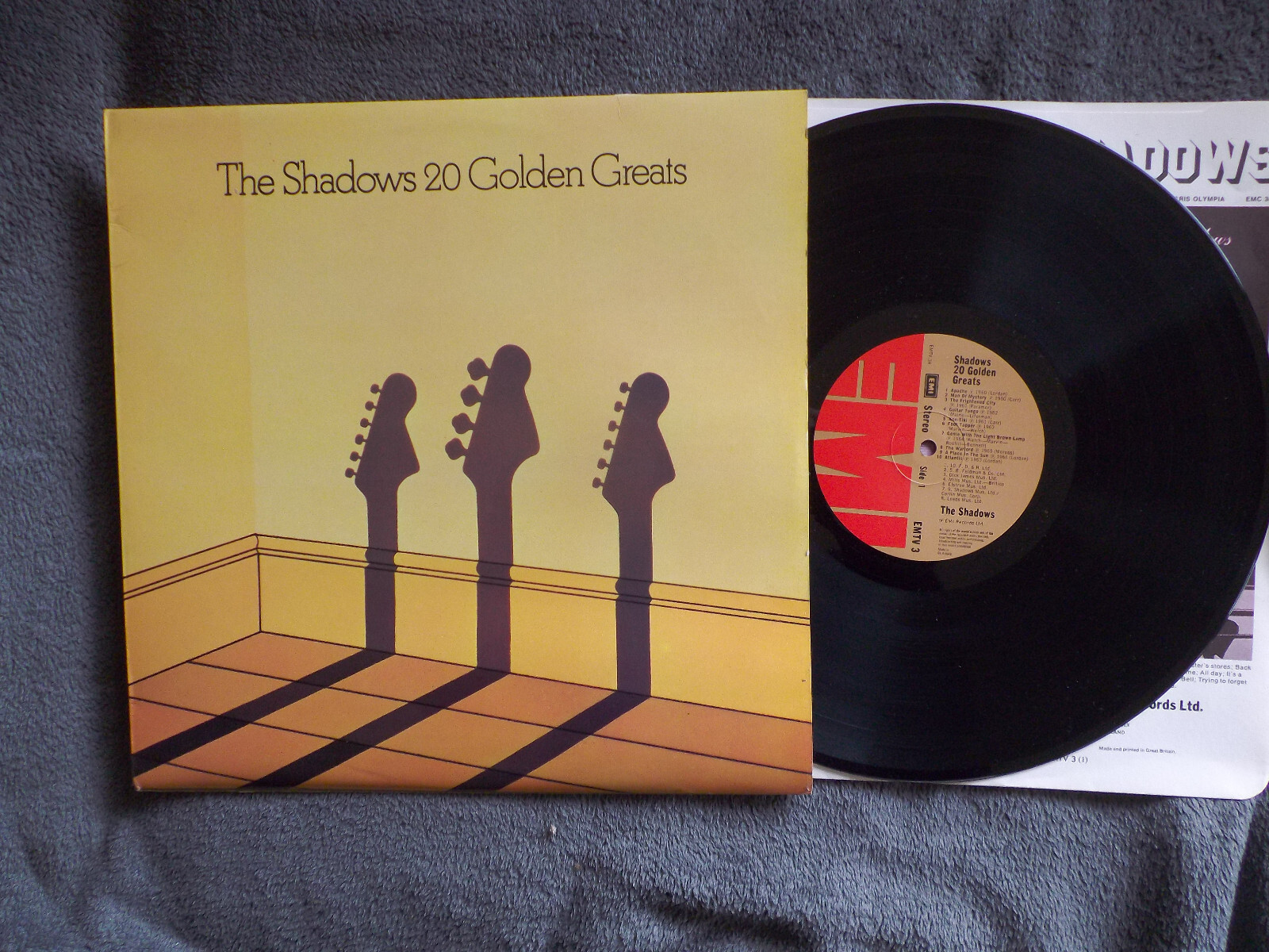 The Shadows – 20 Golden greats (EMI Records, EMTV 3, LP)