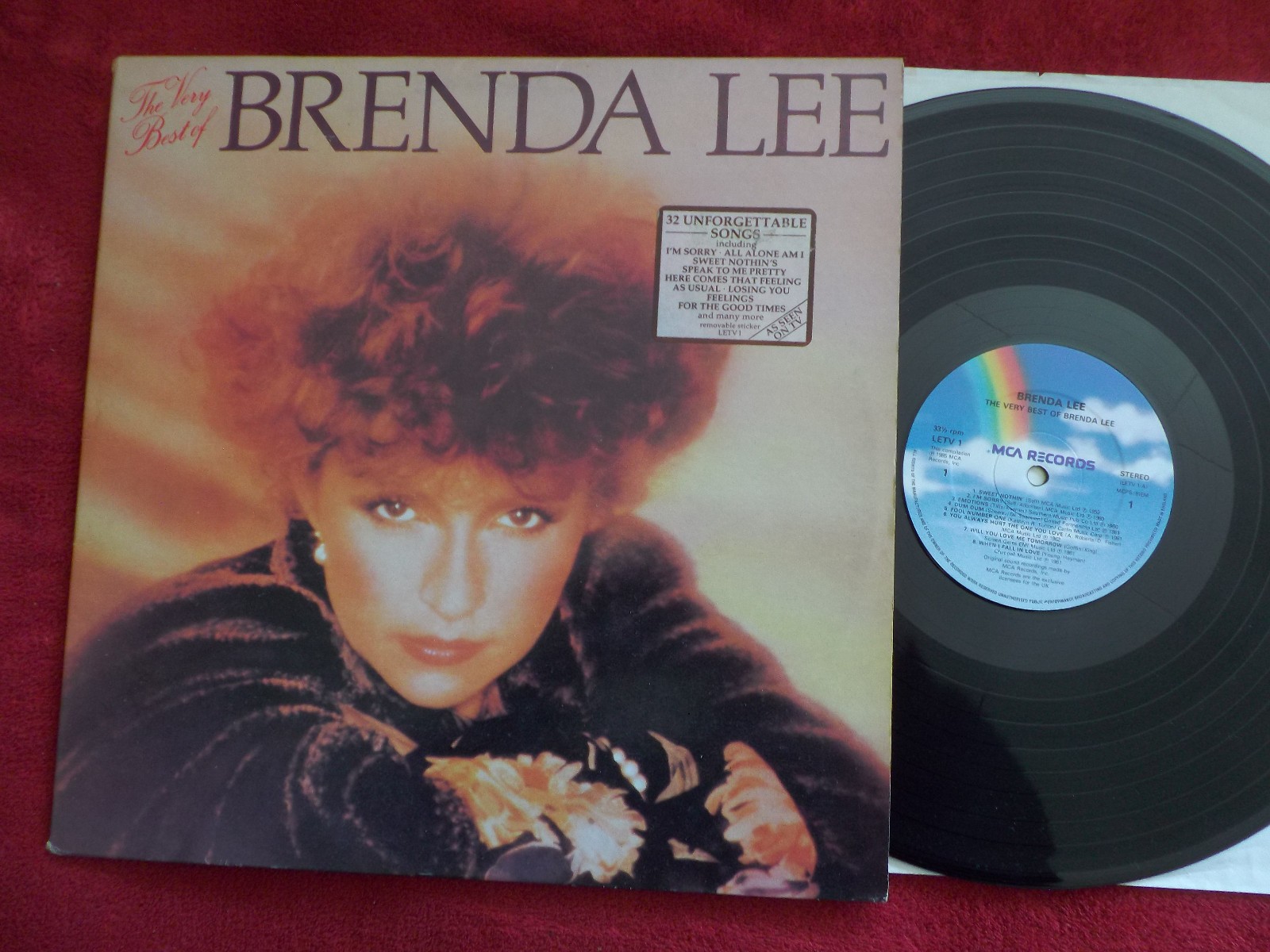 Brenda Lee – The Very Best of Brenda Lee · Double LP · UK · 1985