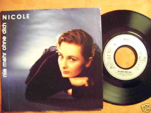 Nicole – Nie mehr ohne dich / Bleib heut' Nacht bei mir (7″-Single, 1988)
