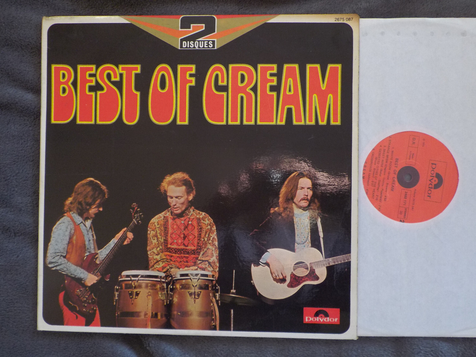 Cream – Best of Cream (französische Doppel-LP, Polydor 2675 087, 1973)