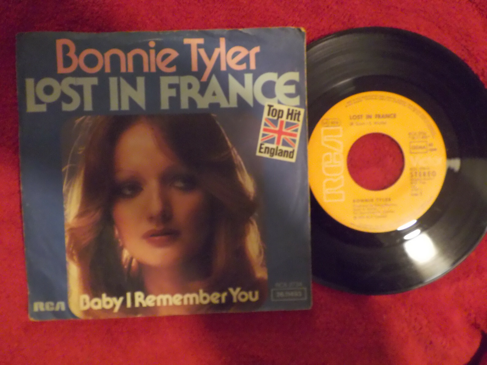 Bonnie Tyler – Lost in France / Baby I Remember You | RCA 2734, 1976