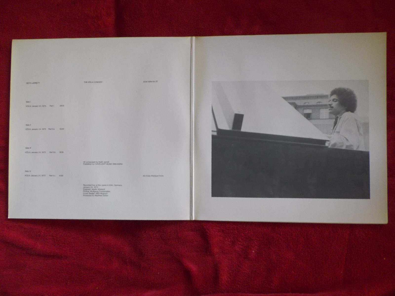 Keith Jarrett – The Köln Concert | D-LP, ECM Records, Bild 2