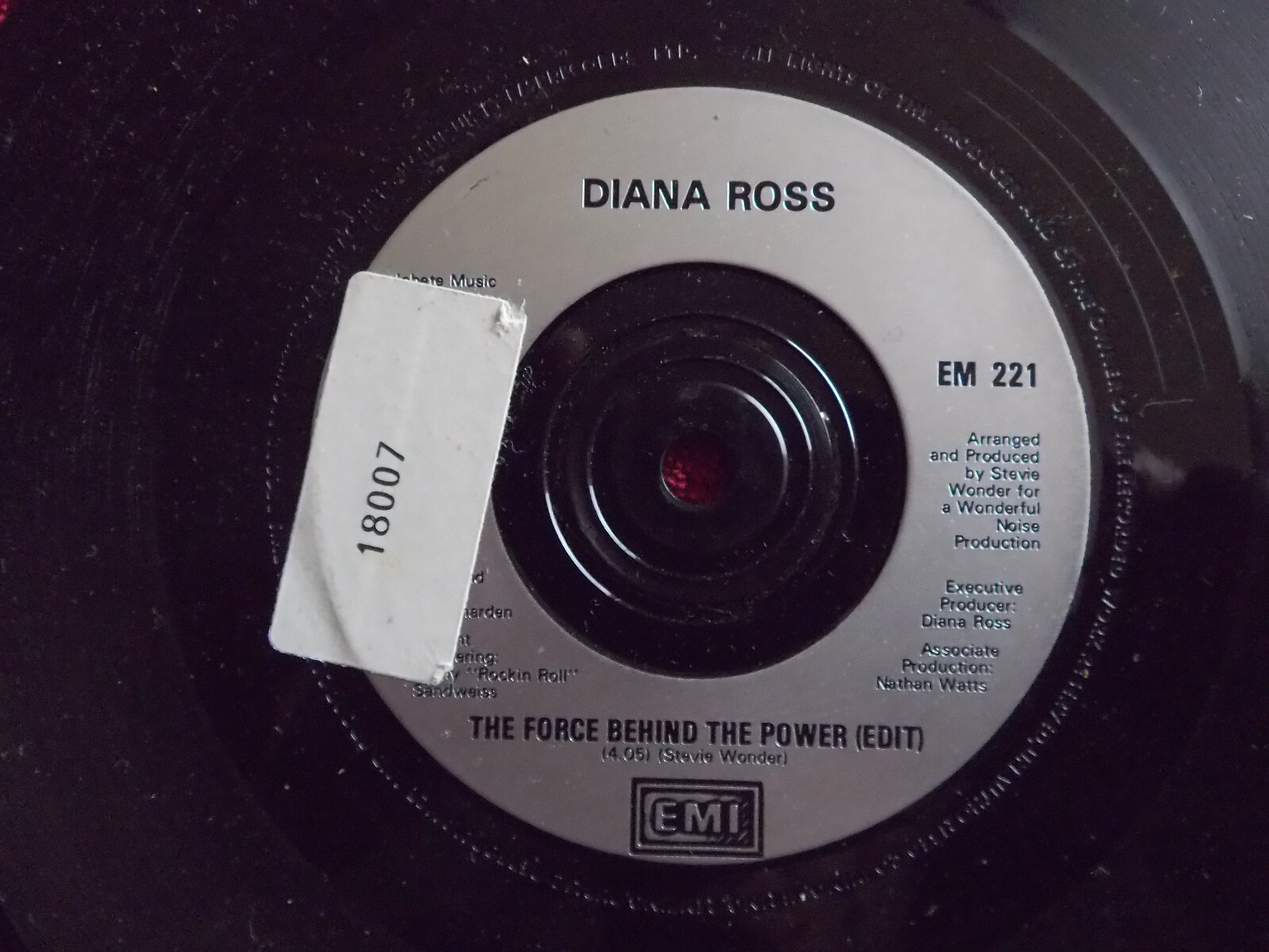 Diana Ross – The Force Behind the Power / Supremes Medley (EMI Records, EM 221)