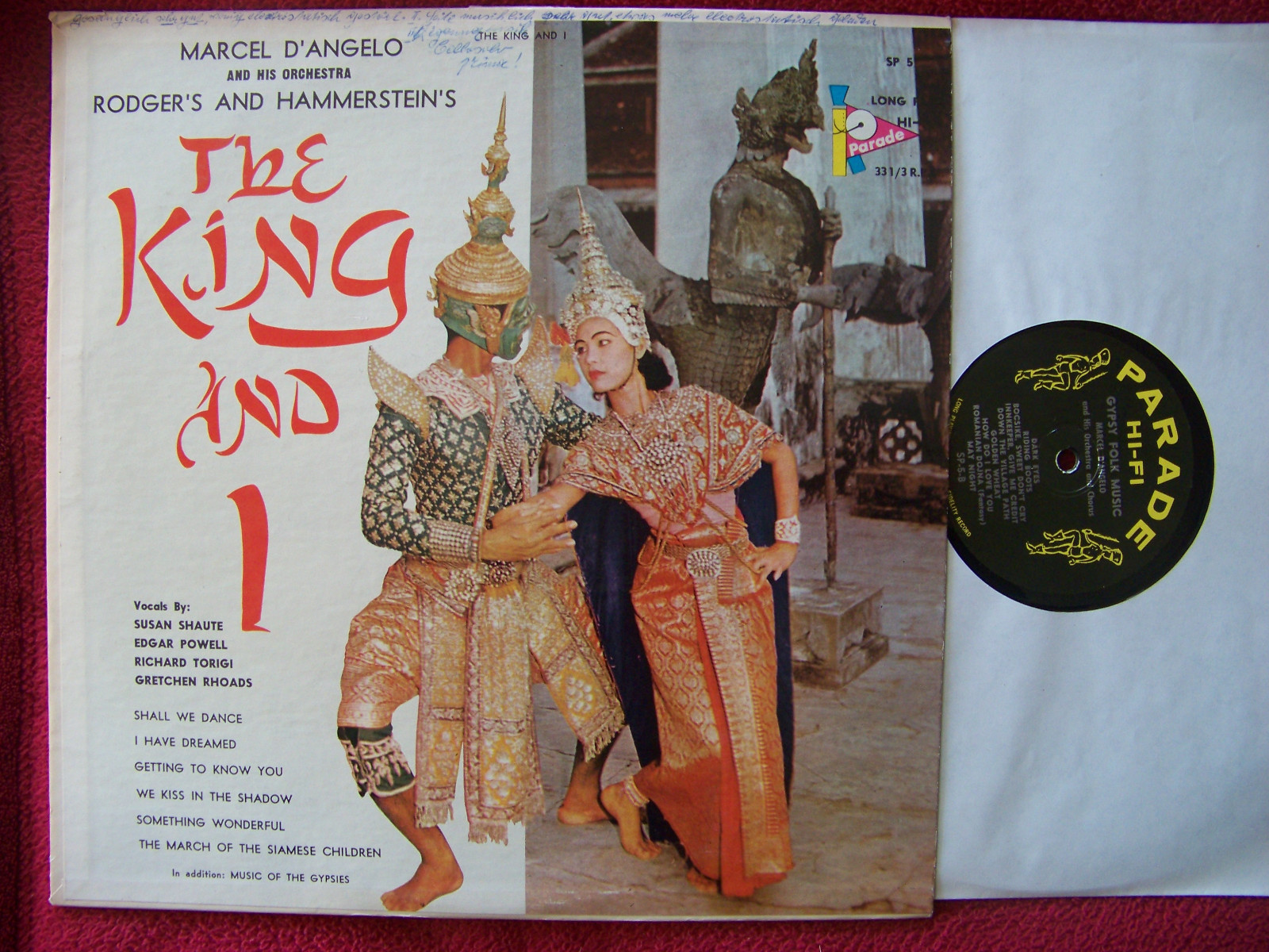 Rodger's and Hammerstein's – The king and I (US-LP)