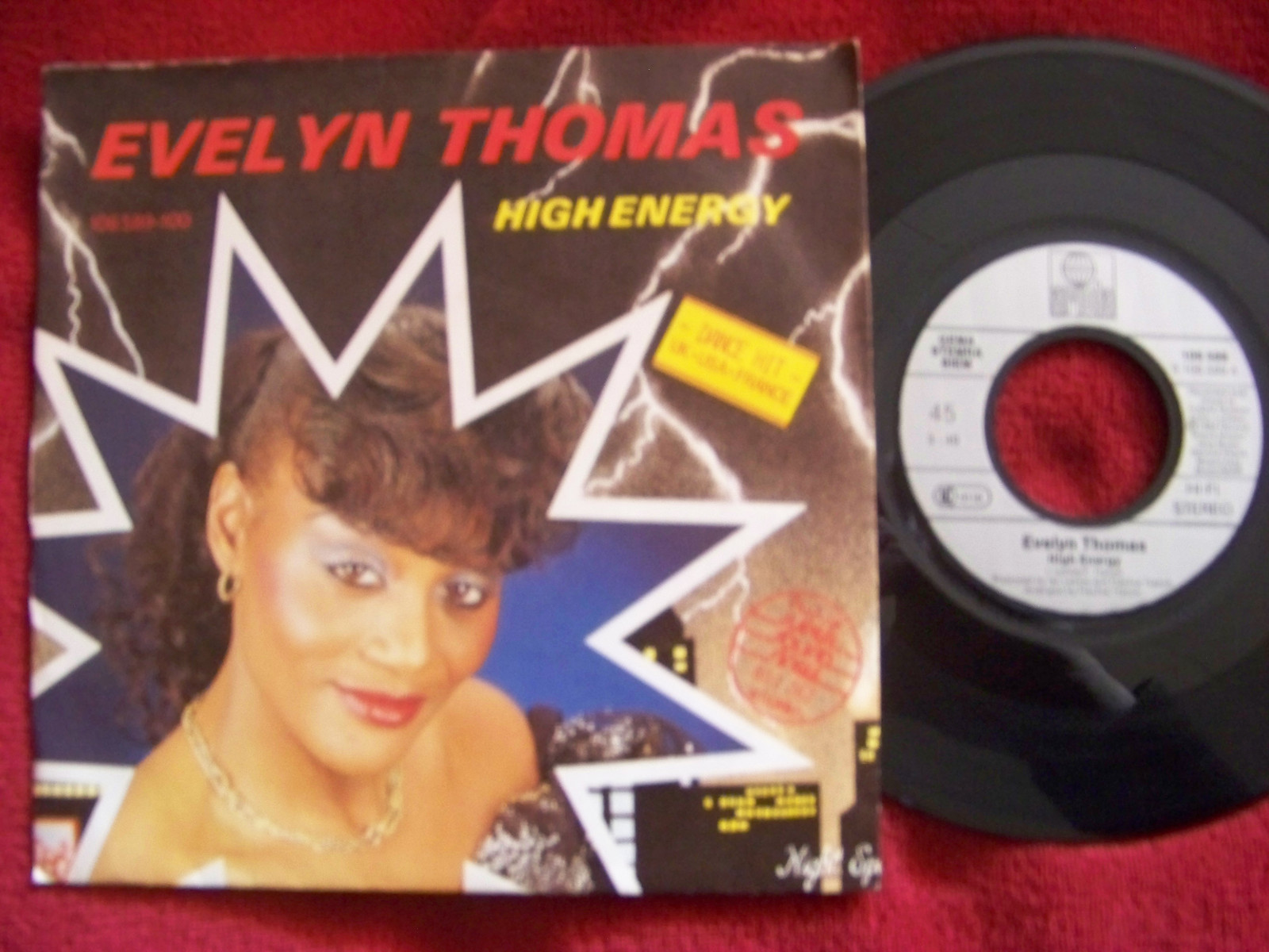 Evelyn Thomas – High Energy / Same (Instr. Dub) | Ariola 106 589, 1984