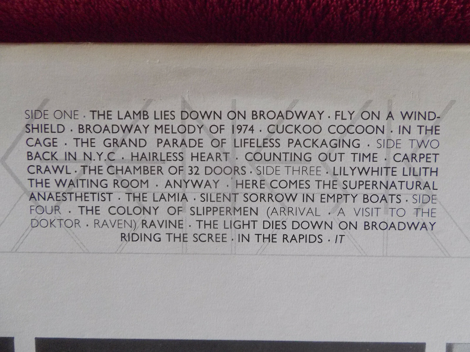 Genesis – The Lamb Lies Down on Broadway | Doppel-LP, Charisma, Bild 4