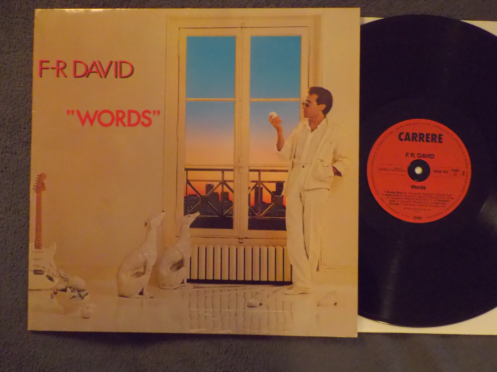 F-R David – Words (Carrere Records, LP, Deutschland, 1982)