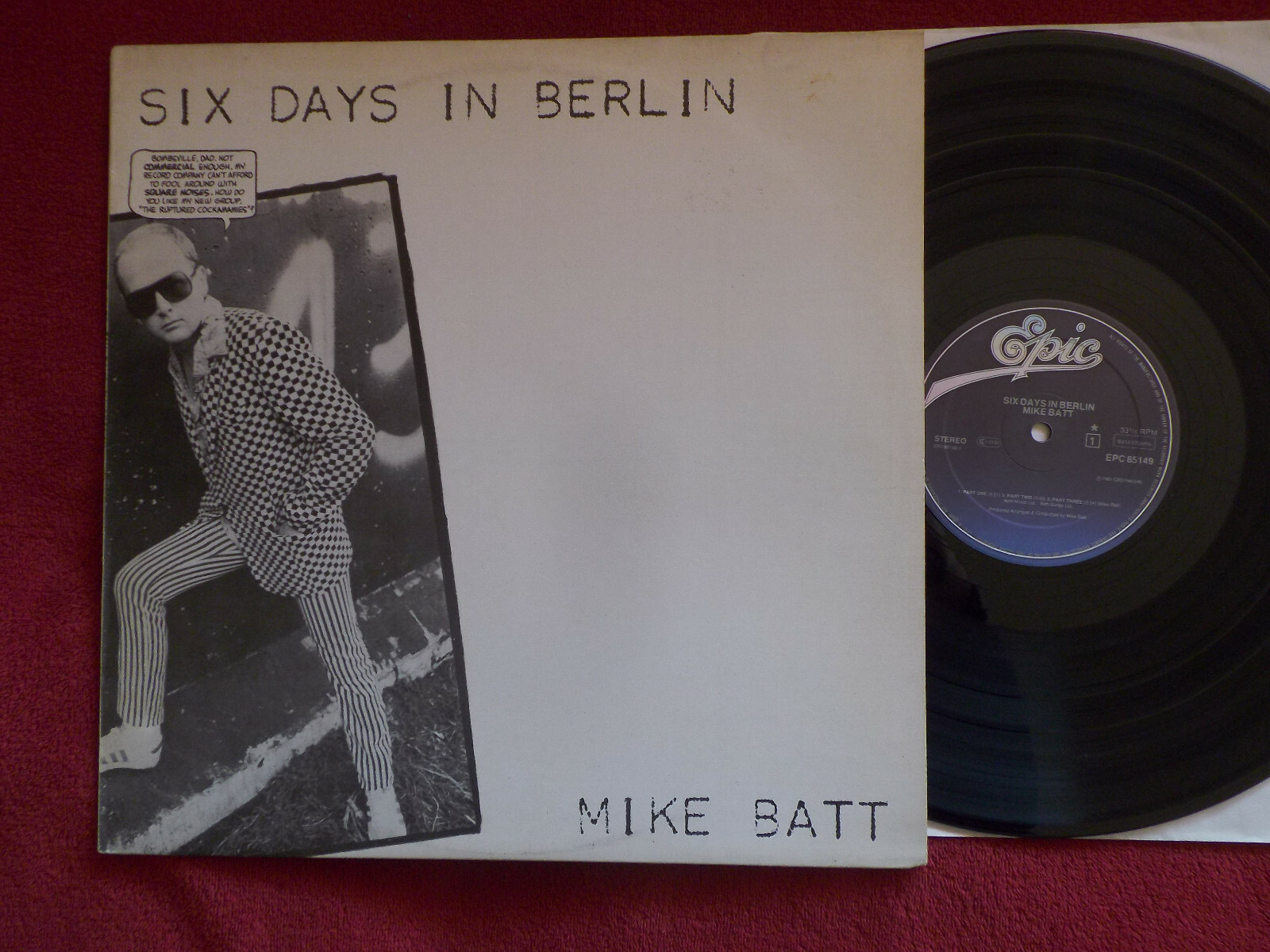 Mike Batt – Six Days in Berlin (LP, Epic Records, 1981)