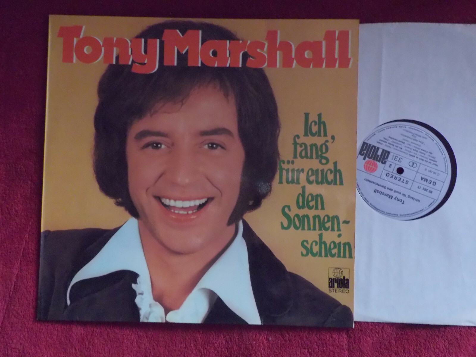 Tony Marshall – Ich fang´ für euch den Sonnenschein (LP)