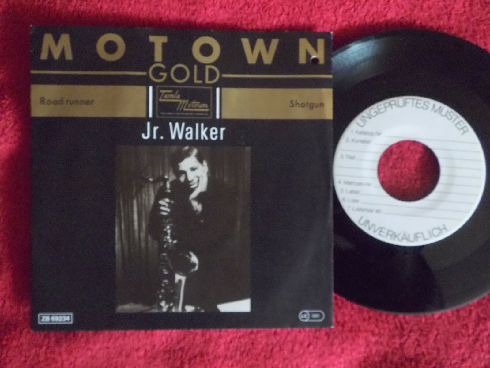 Jr. Walker – Roadrunner / Shotgun | Tamla Motown, Musterplatte