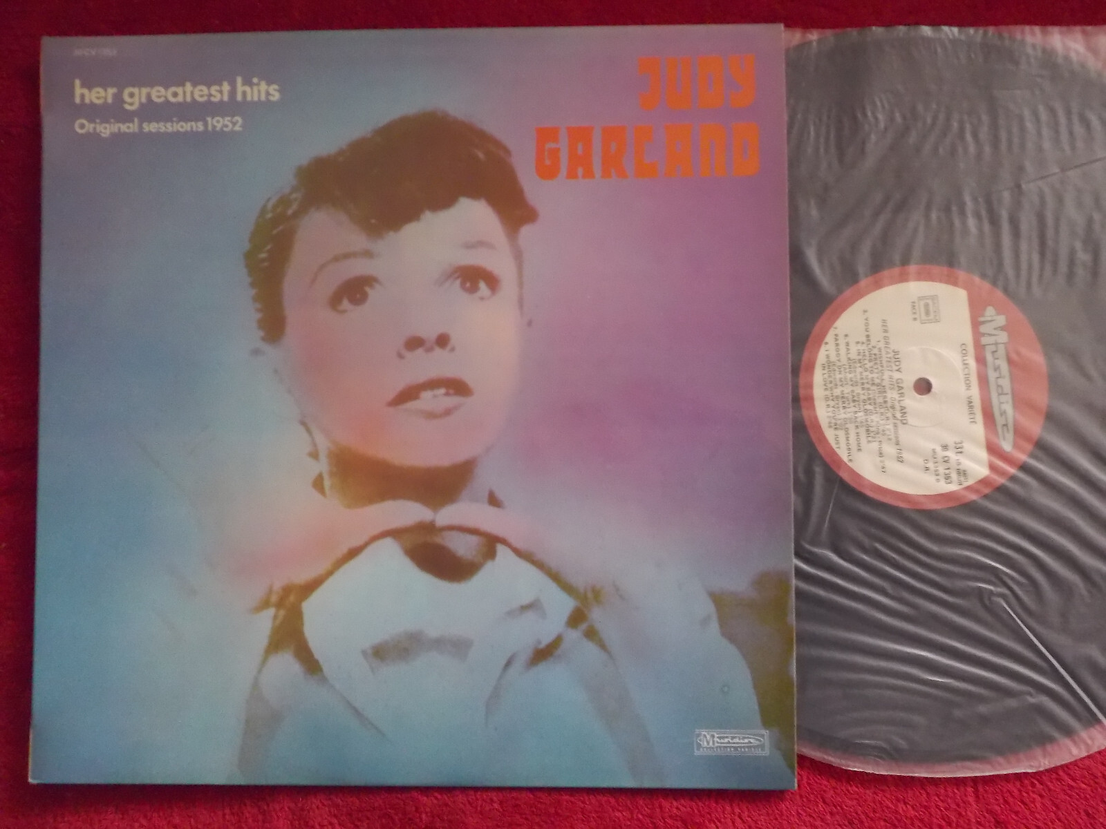 Judy Garland – Her greatest hits / Original Session 1952 · Musidisc Records · LP