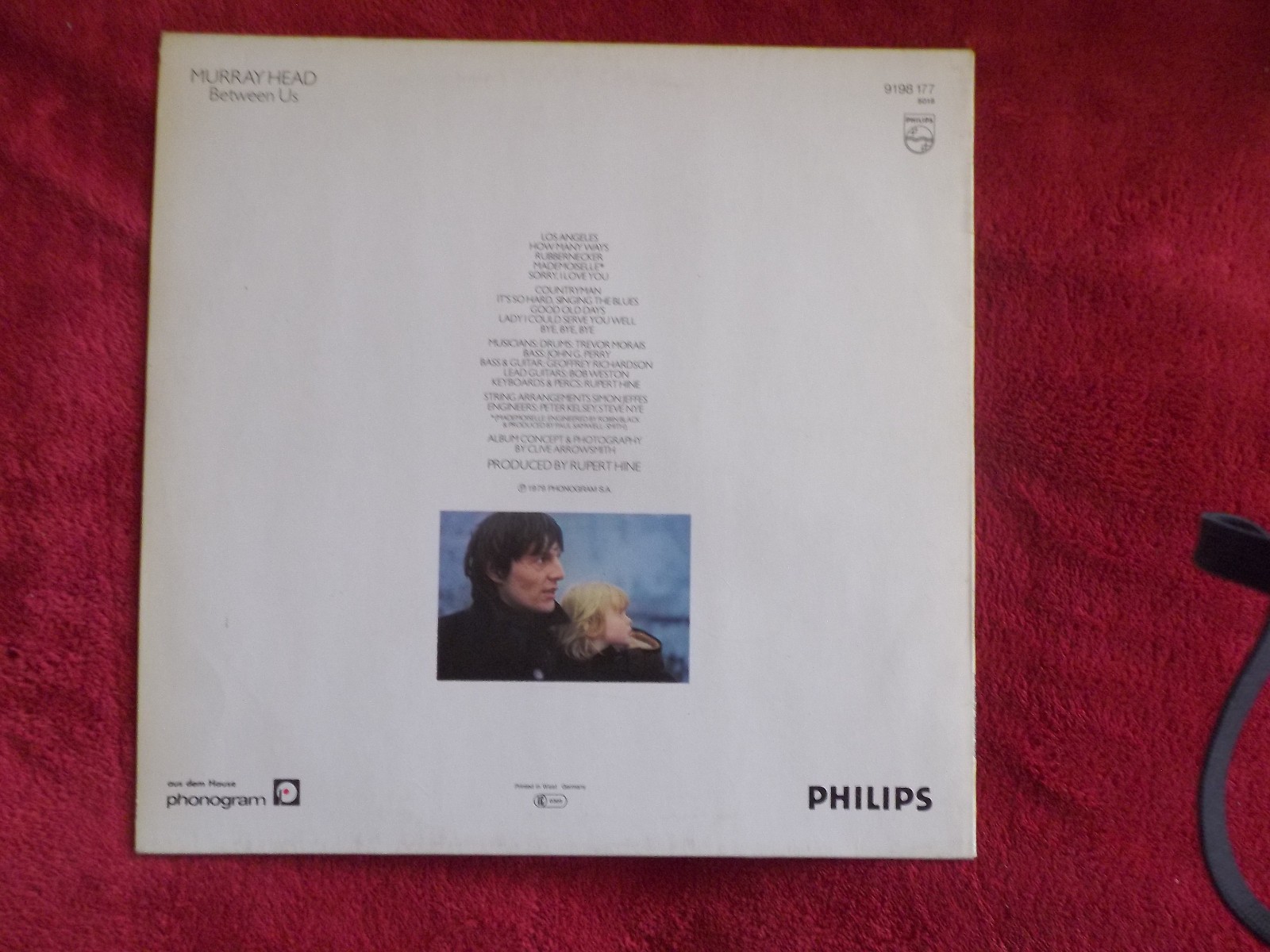 Murray Head – Between Us (Philips Records, LP, 1979), Bild 4