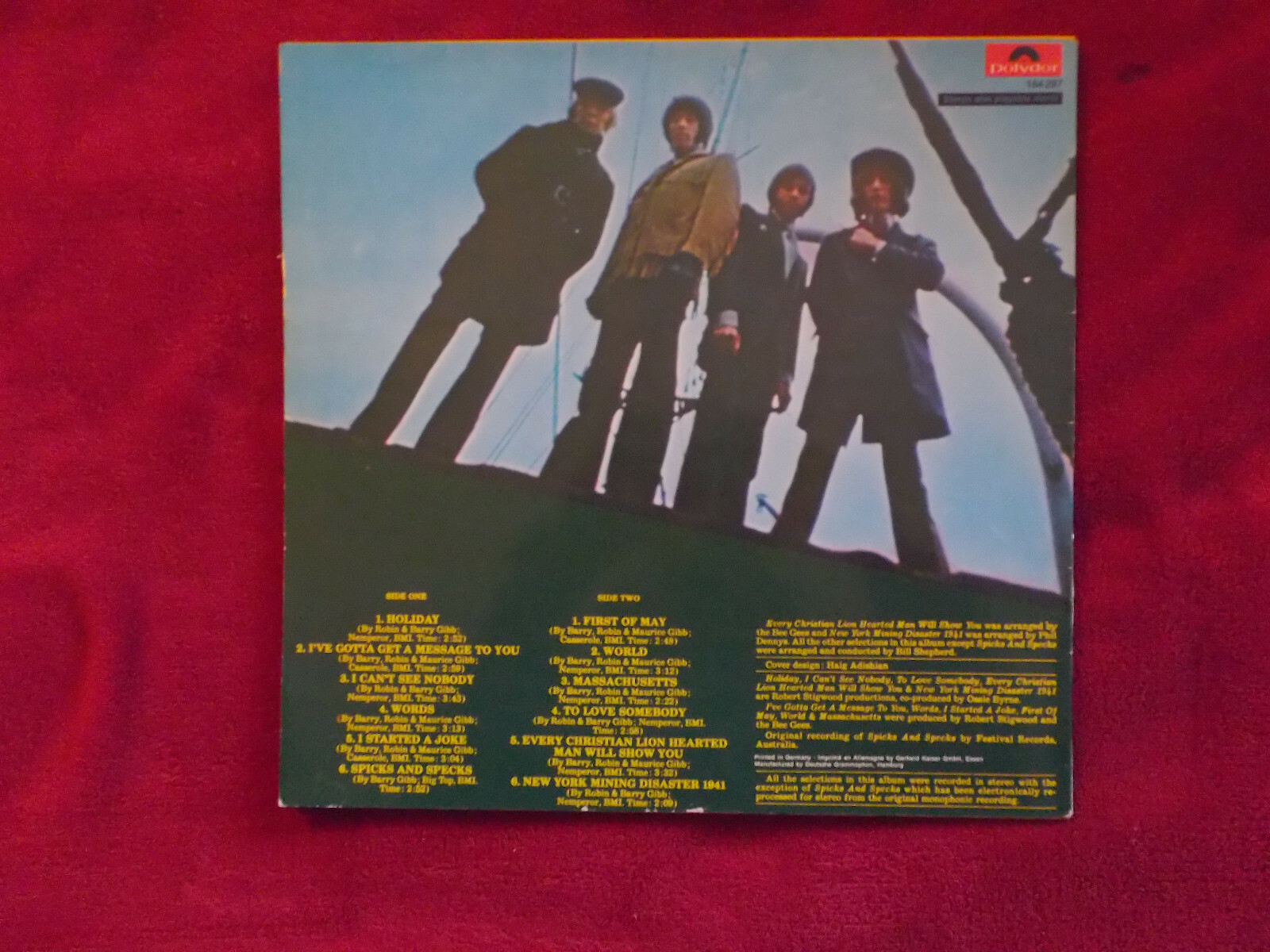 Bee Gees – Best of Bee Gees (Polydor, LP), Bild 2