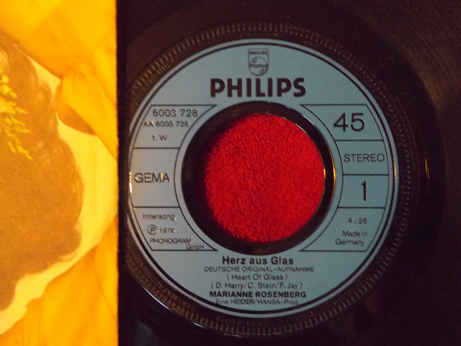 Marianne Rosenberg – Herz aus Glas / Vorbei, vergessen und verzieh´n (Philips, 1979), Bild 2