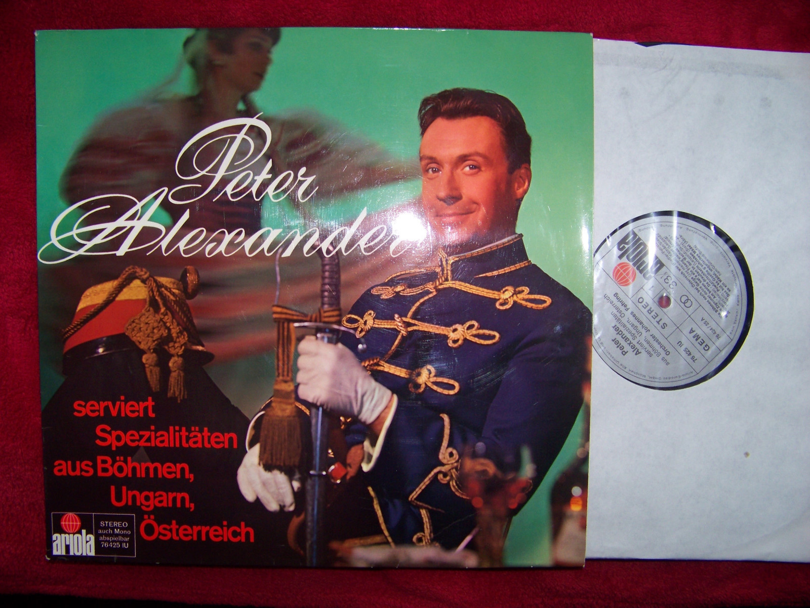 Peter Alexander – Spezialitäten aus Böhmen, Ungarn, Österreich (LP, Ariola 76 425)