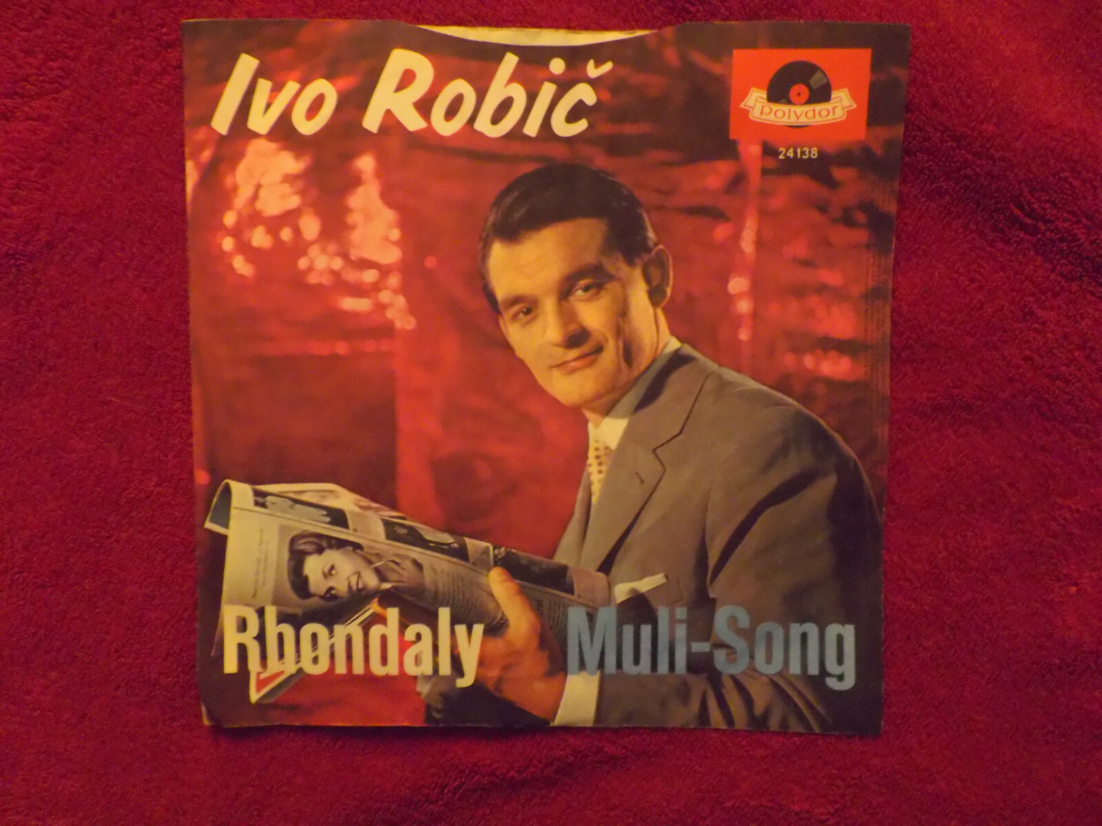 Ivo Robic – Rhondaly / Muli-Song | Polydor Records, Single 45 U/min, Bild 4