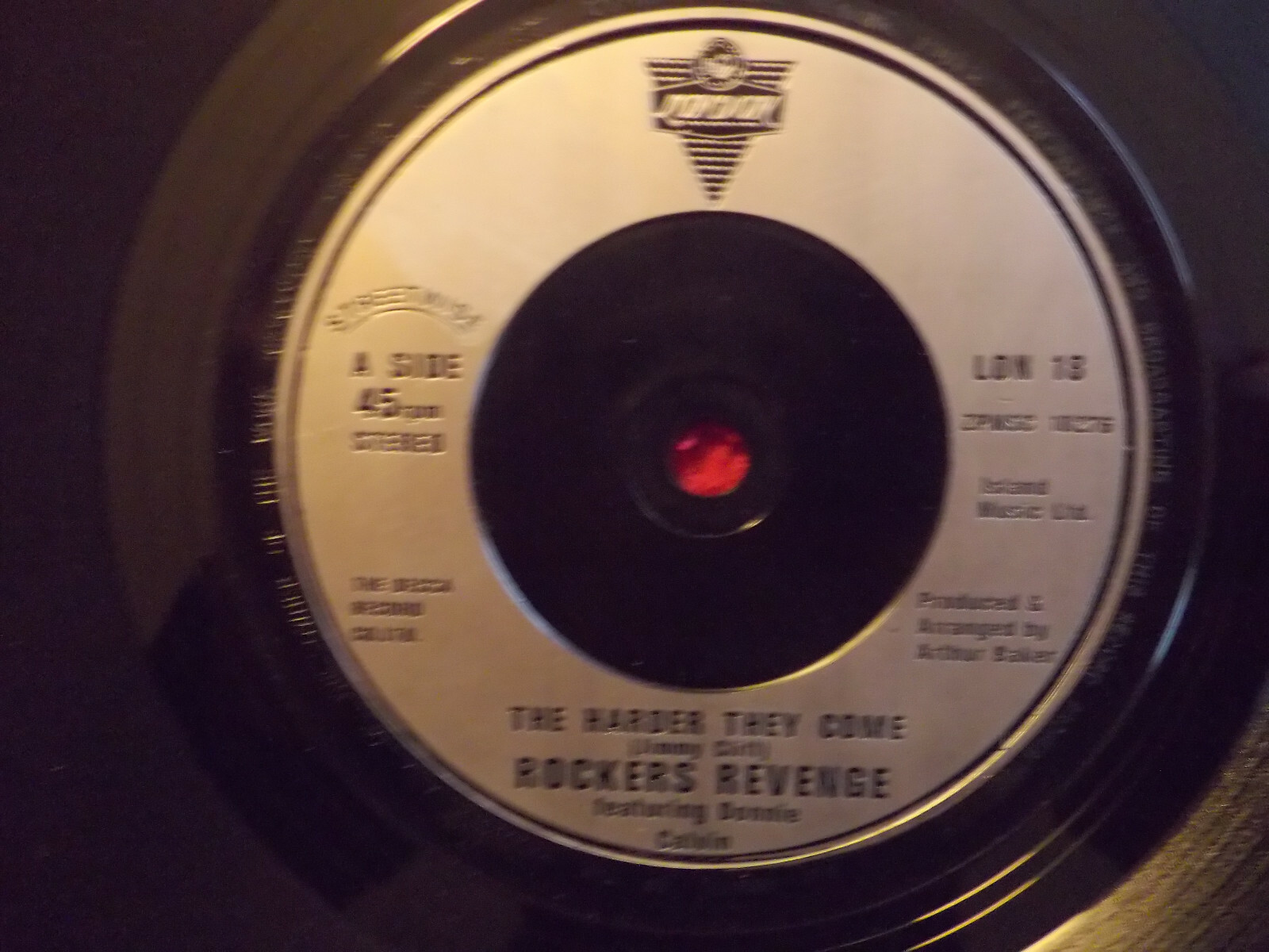 Rockers Revenge – The harder they come / The harder they come (instr. Version) – London 7″ Single
