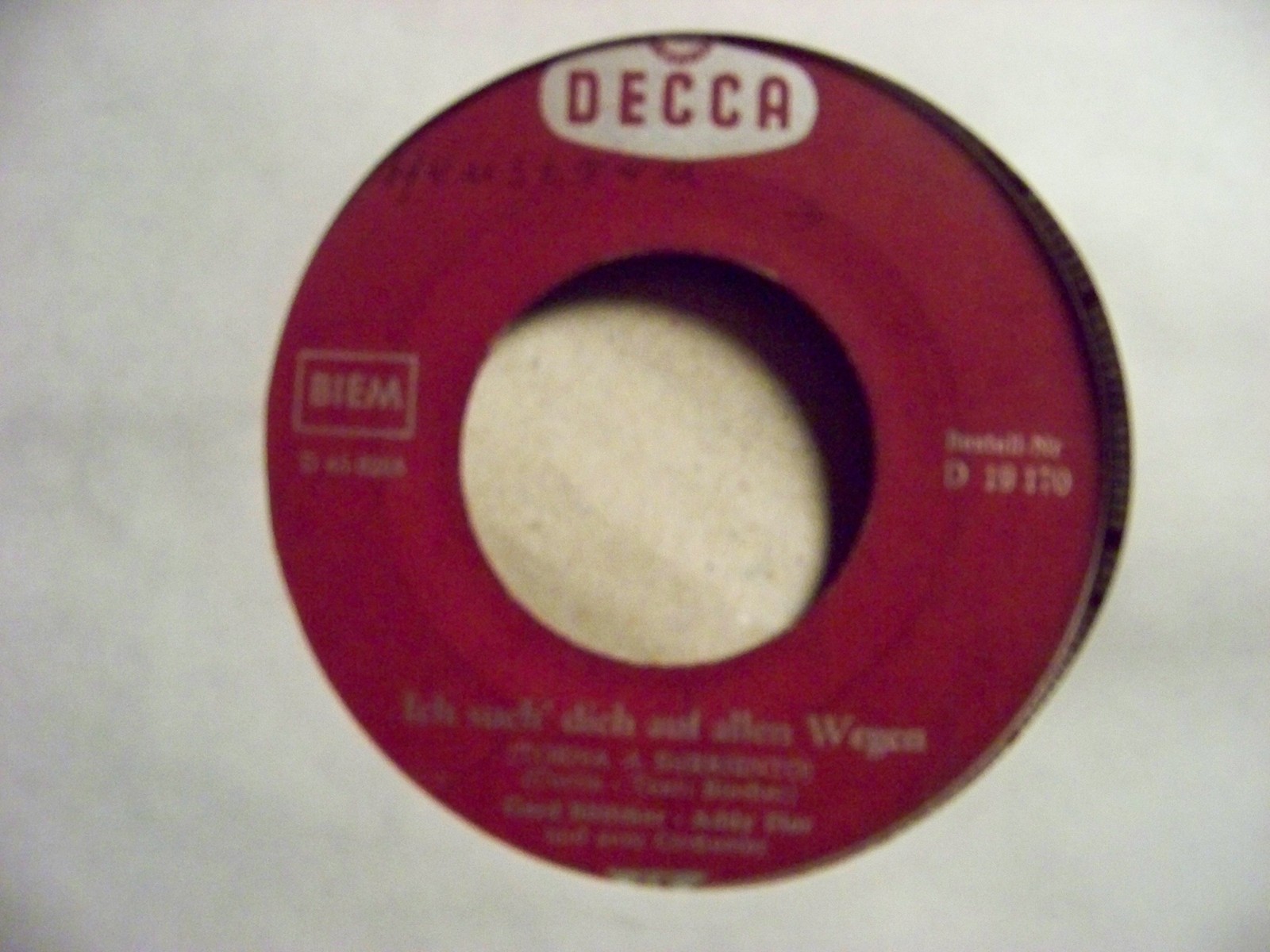 Gerd Böttcher – Ich such' dich auf allen Wegen / Ay, ay, ay, ay, oh, Signorina