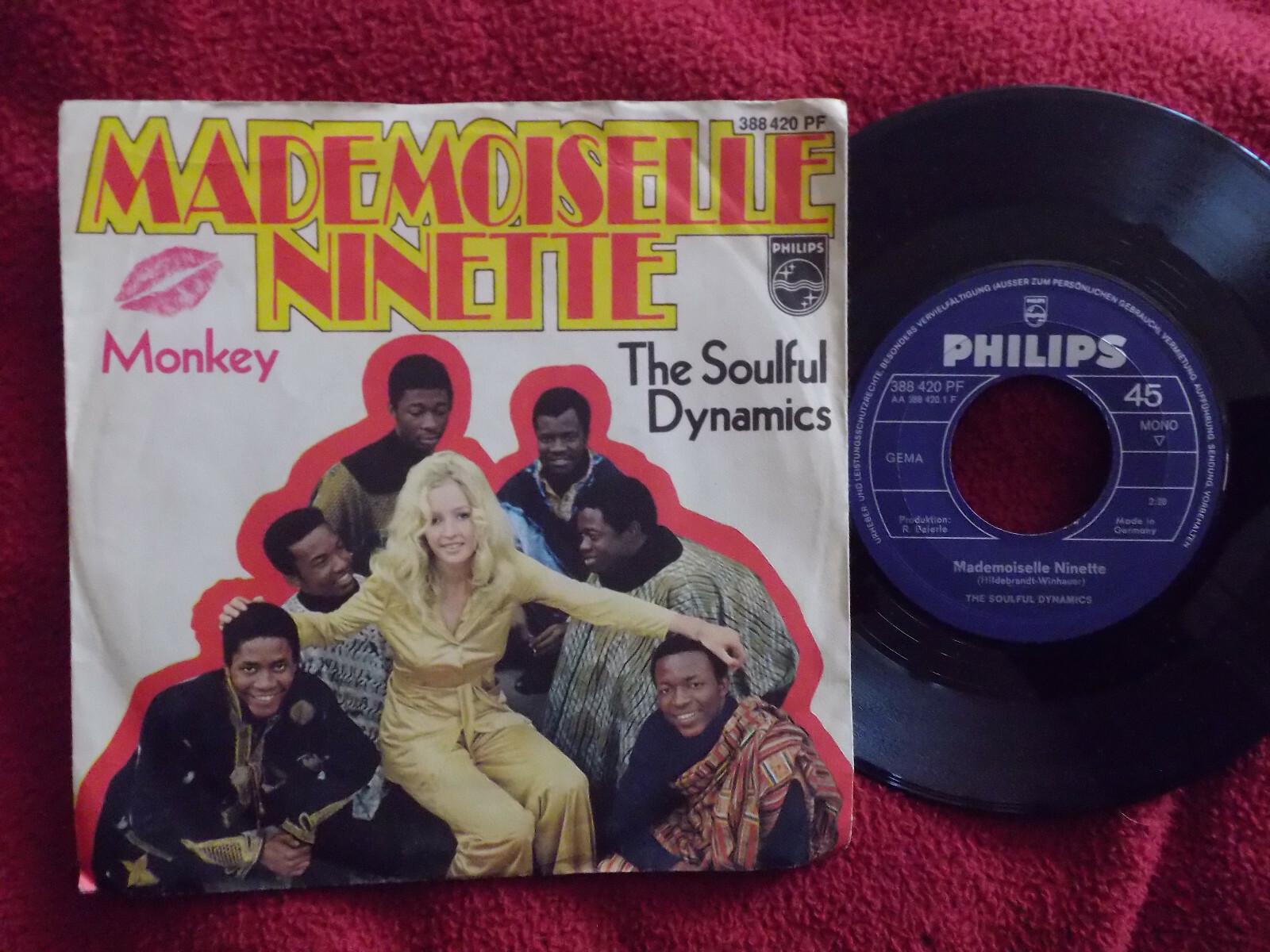 The Soulful Dynamics – Mademoiselle Ninette / Monkey (Philips, 7″-Single)