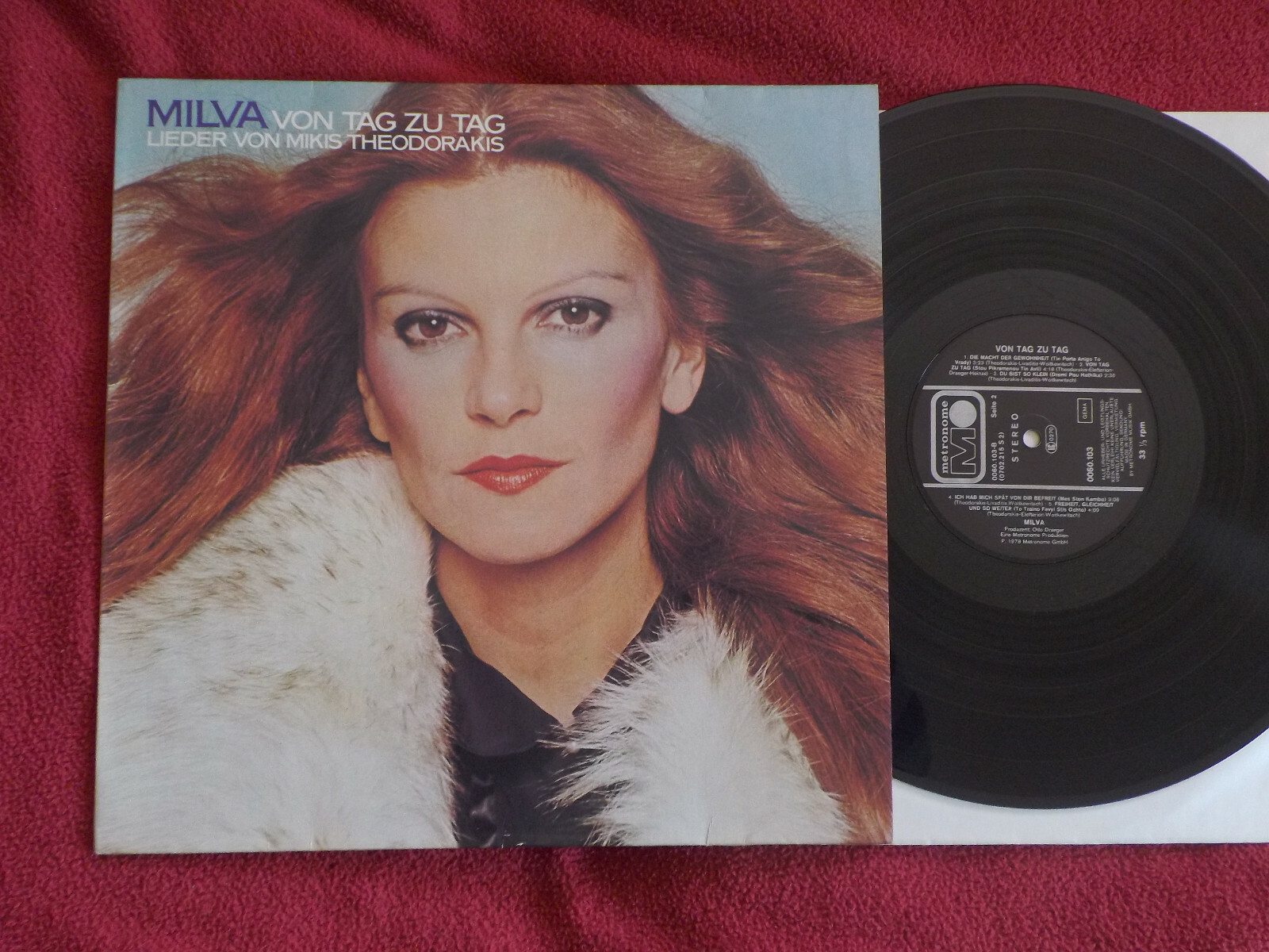 Milva – Von Tag zu Tag | Metronome Records LP, 1978