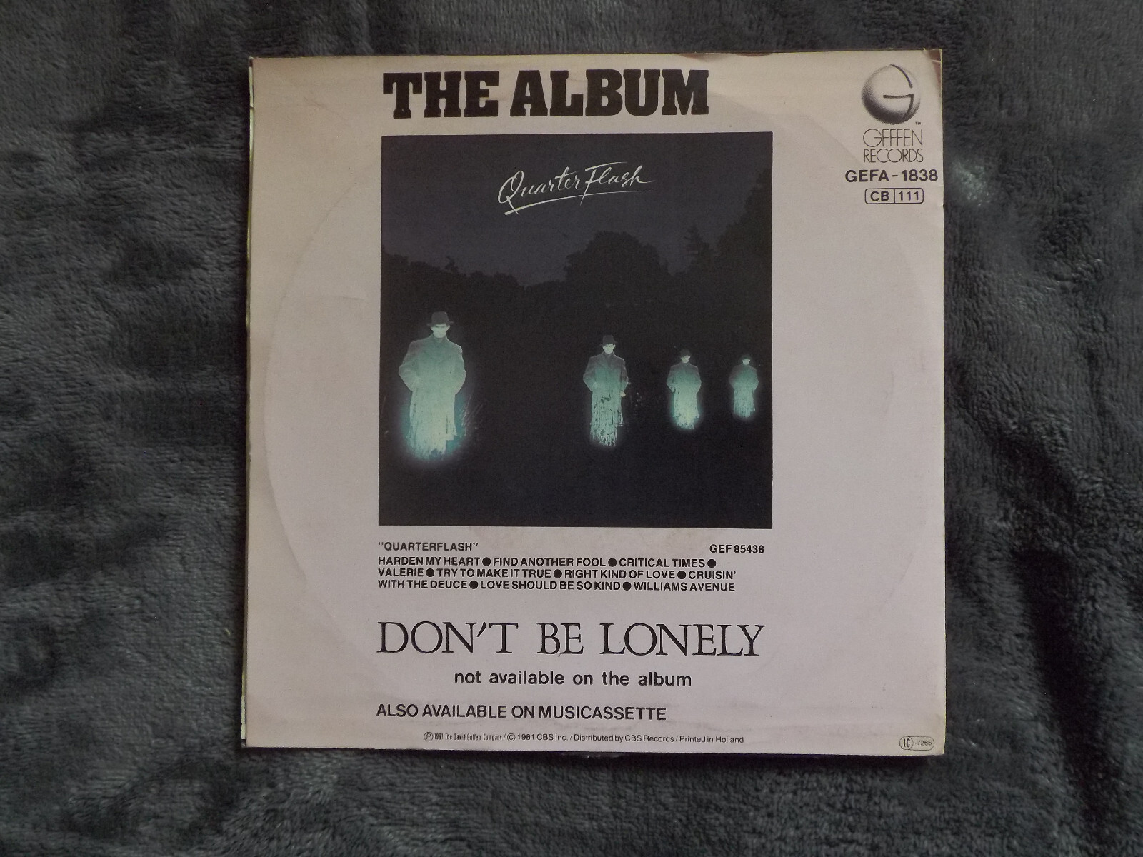 Quarterflash – Harden My Heart / Don´t Be Lonely (Geffen Records, GEFA 1838), Bild 2