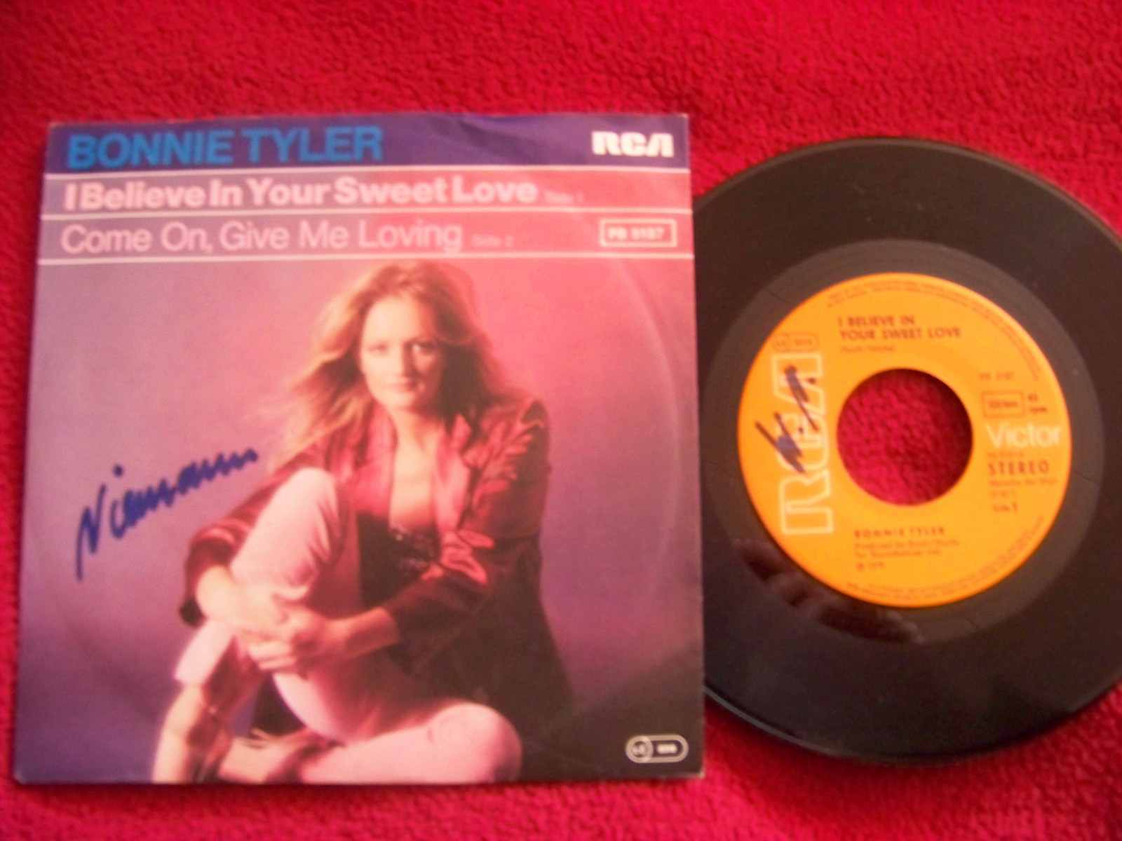 Bonnie Tyler – I believe in your sweet love / Come on, give me loving | RCA Records PB  5187