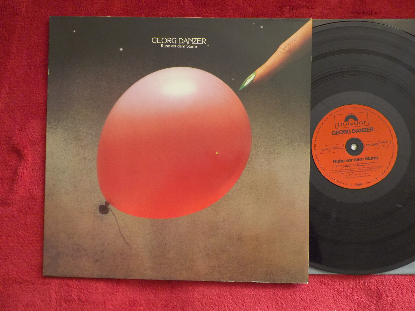 Georg Danzer – Ruhe vor dem Sturm, Polydor LP