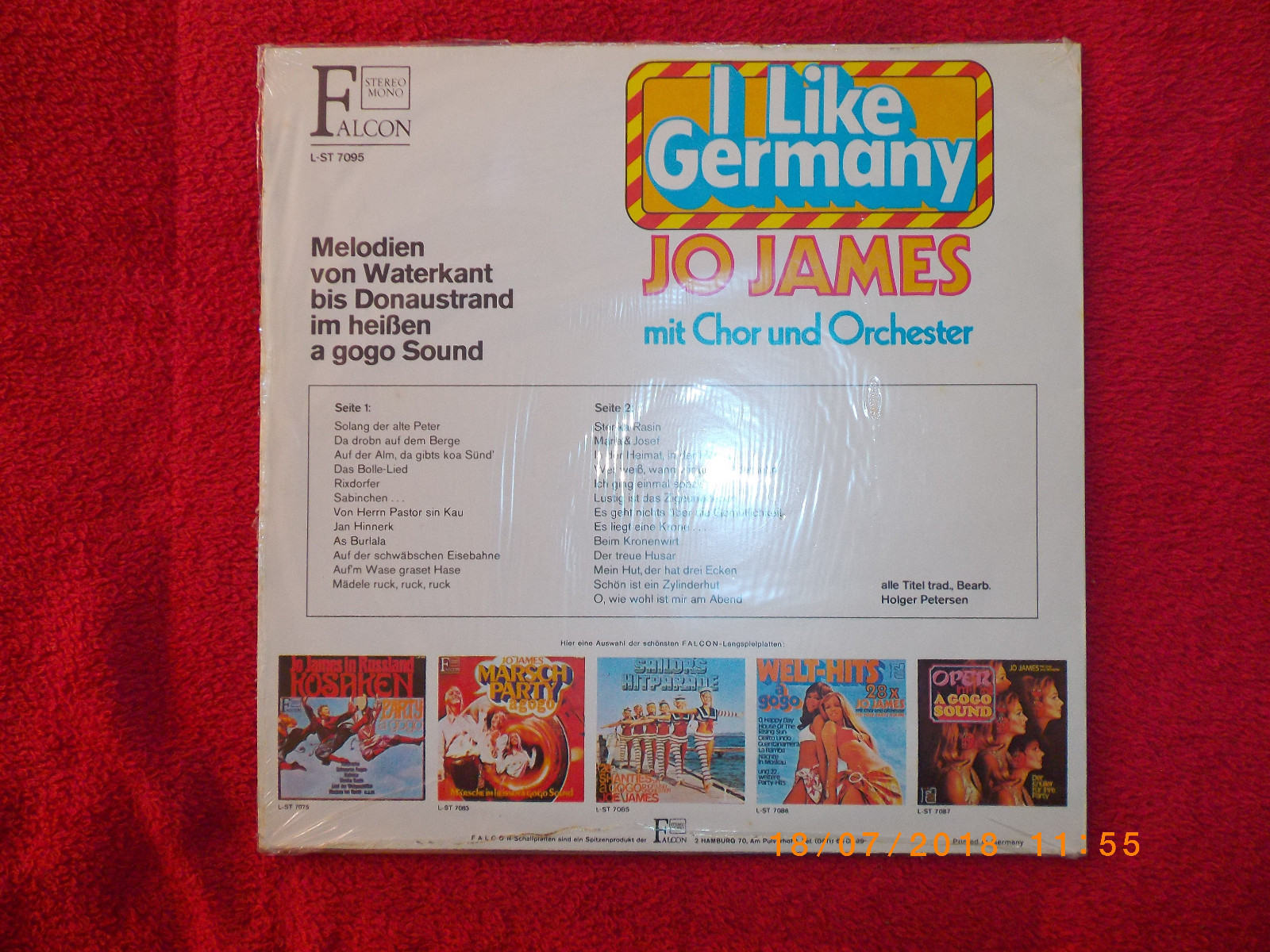 Jo James mit Chor und Orchester – I like Germany (LP), Bild 2