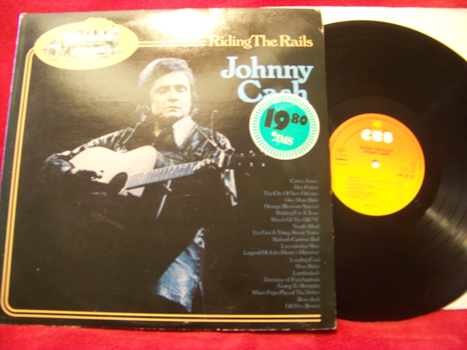 Johnny Cash – Riding the Rails | CBS Records 88153 | Doppel-LP, Niederlande 1976