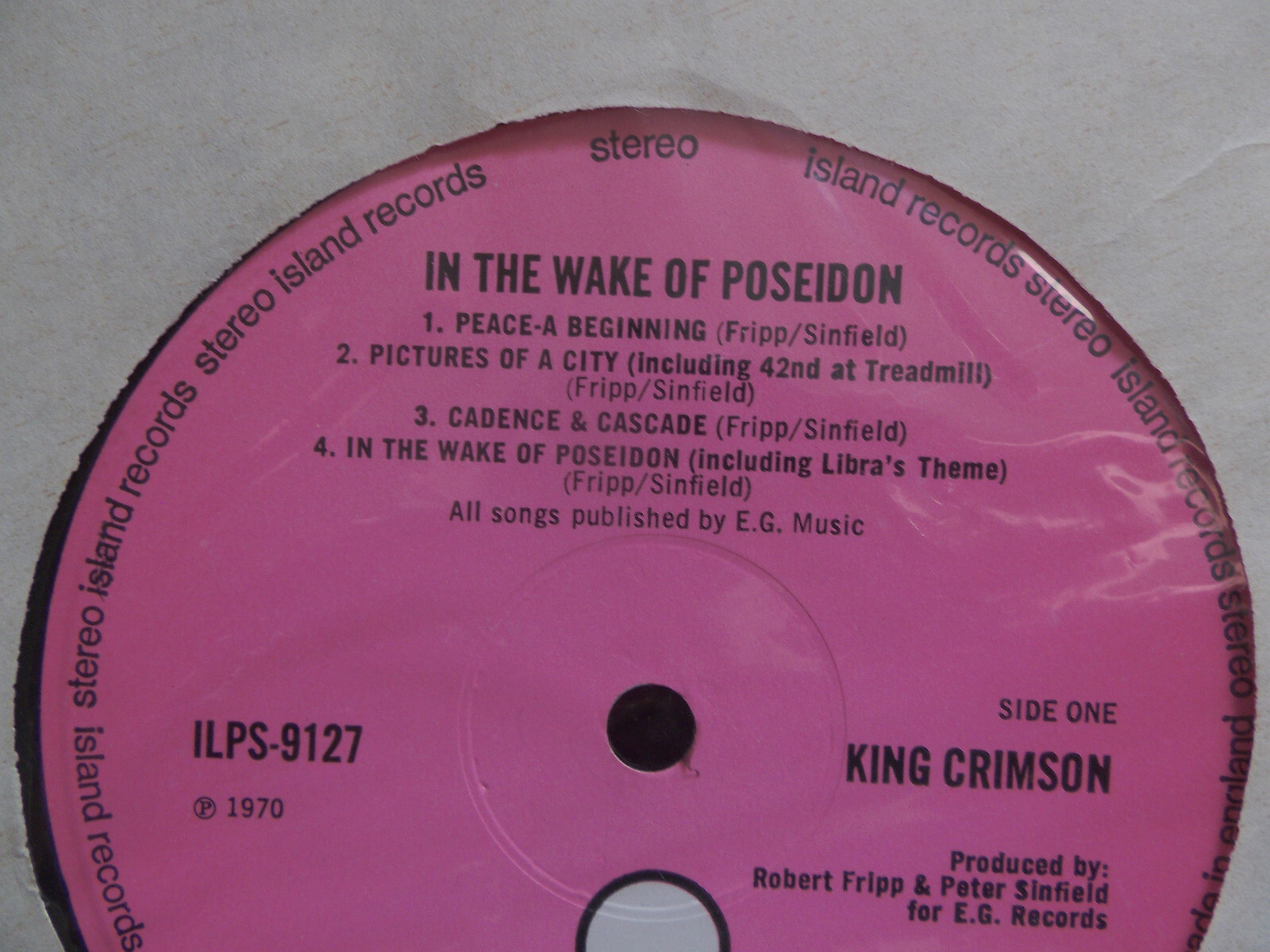 King Crimson – In the Wake of Poseidon | Island Records ILPS-9127, LP (1970), Bild 4