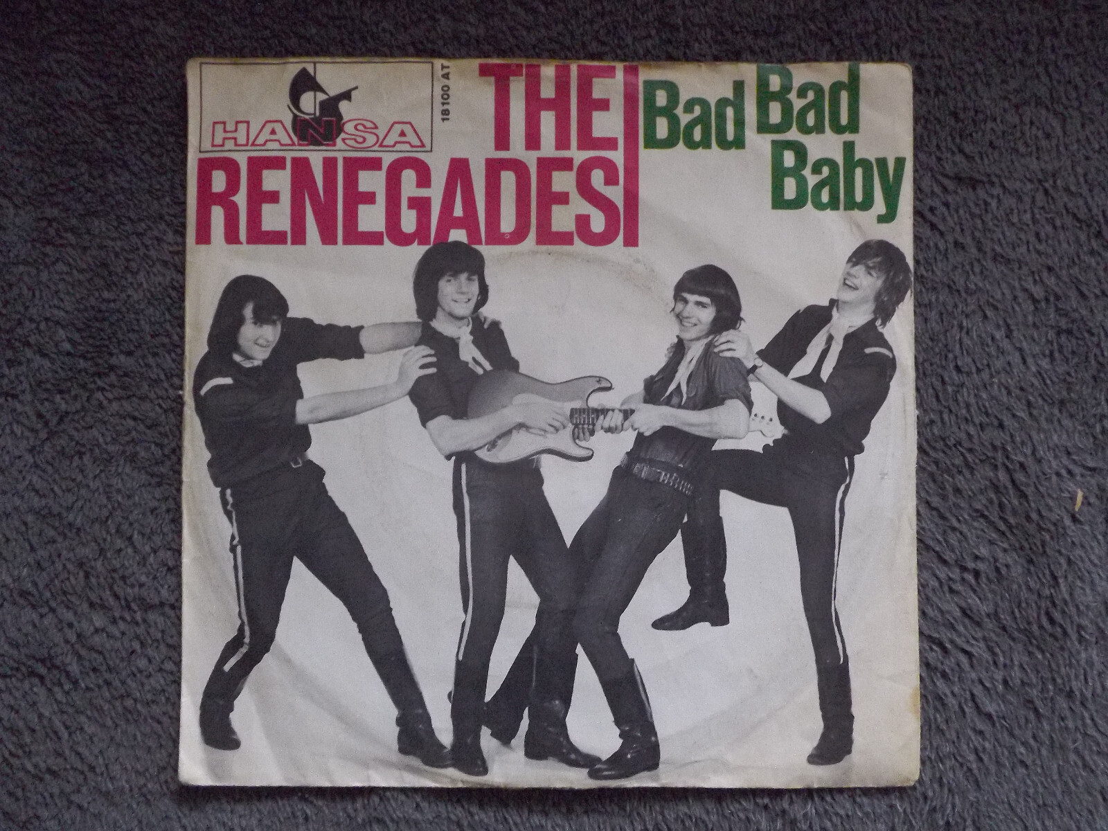 The Renegades – Cadillac / Bad bad baby | Hansa Records, 7″-Single, Bild 2