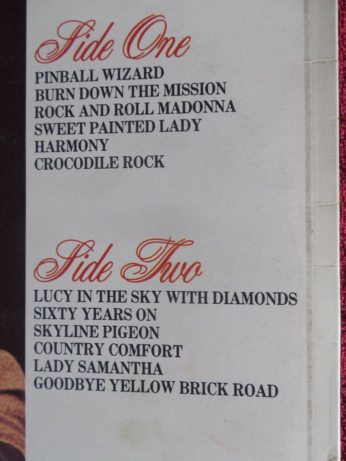 Elton John – The Album (Pickwick Records, SHM 3088), Bild 3