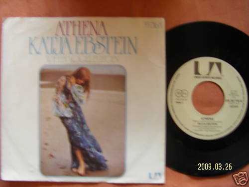 Katja Ebstein – Athena / Wie ein Vogel fliegen | 7"-Single, United Artists Records, 1974