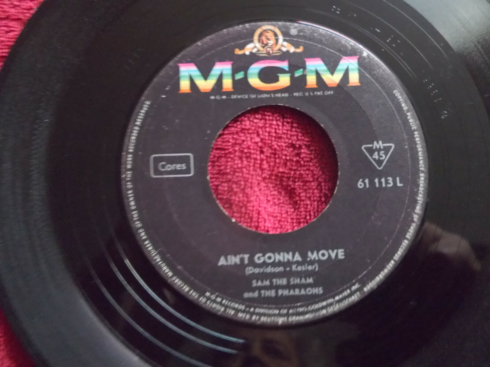 Sam the Sham & the Pharaohs – Wooly bully / Ain´t gonna move (MGM, Single), Bild 2