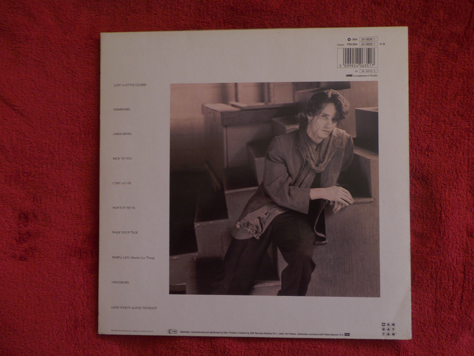 Robbie Nevil – Robbie Nevil, LP, Manhattan Records, 1986, Bild 3