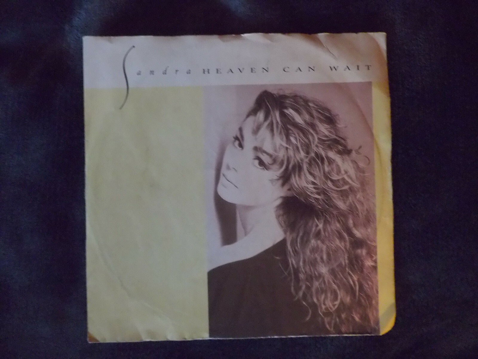 Sandra – Heaven Can Wait / Heaven´s Theme (7-Inch-Single, Virgin, 1988), Bild 2