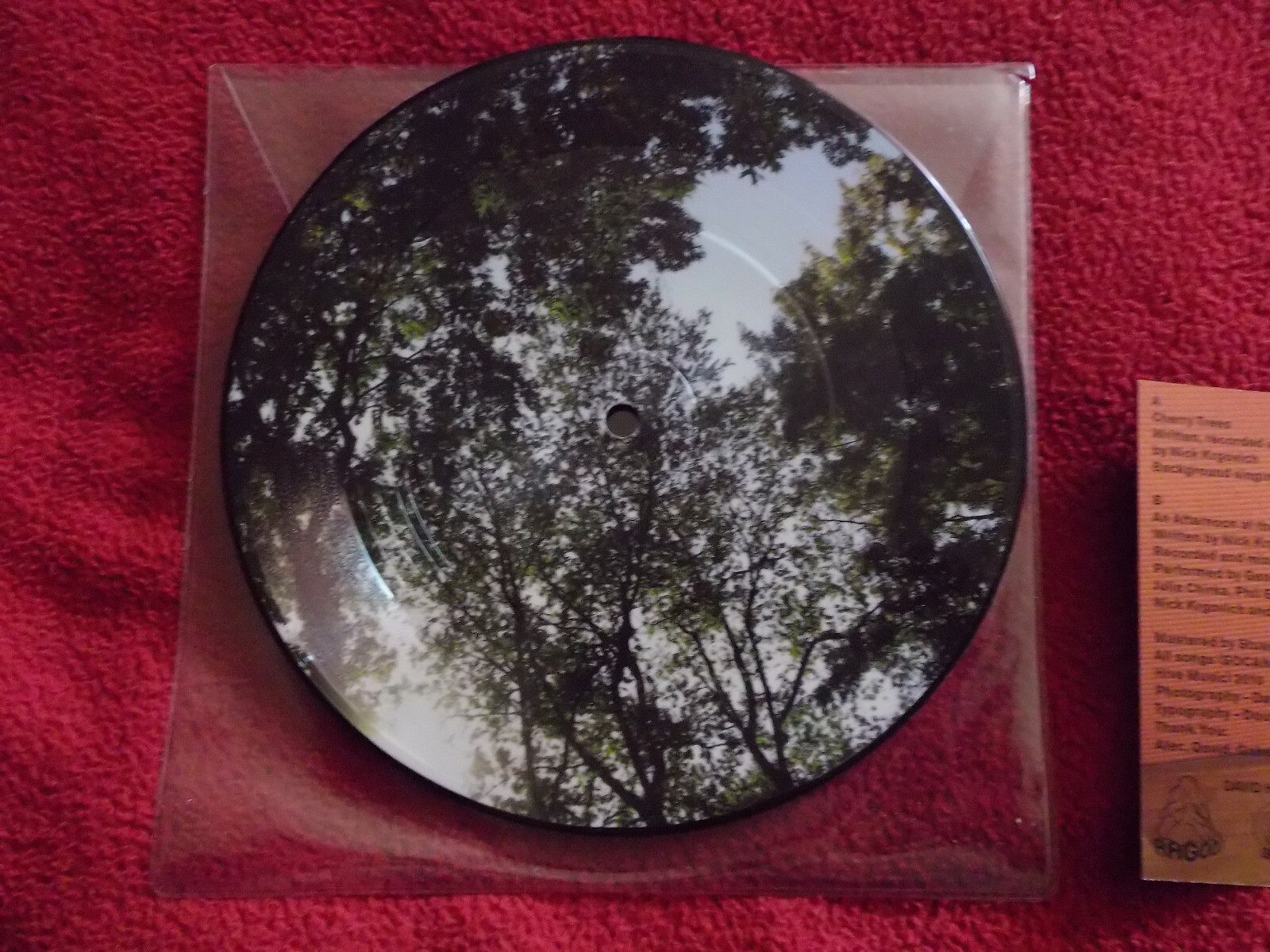 No Kids – Cherry trees / An afternoon at the Pendleton´s (Picture-disc, AGO 028), Bild 3