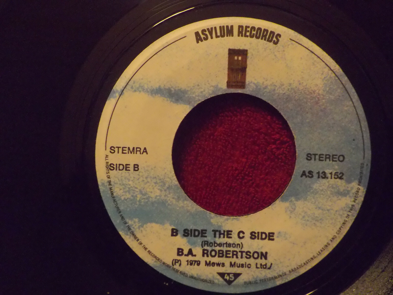 B.A. Robertson – Bang bang / B side the C side (Single), Bild 3