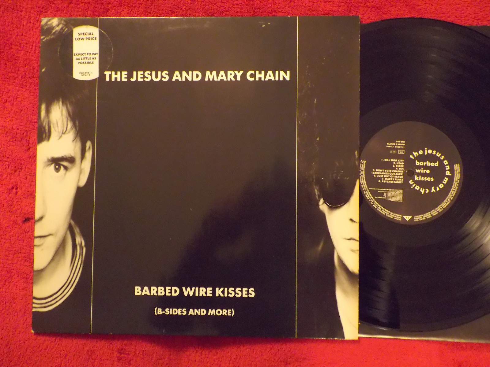 The Jesus And Mary Chain – Barbed Wire Kisses (LP, Blanco Y Negro / WEA Records, 1988)