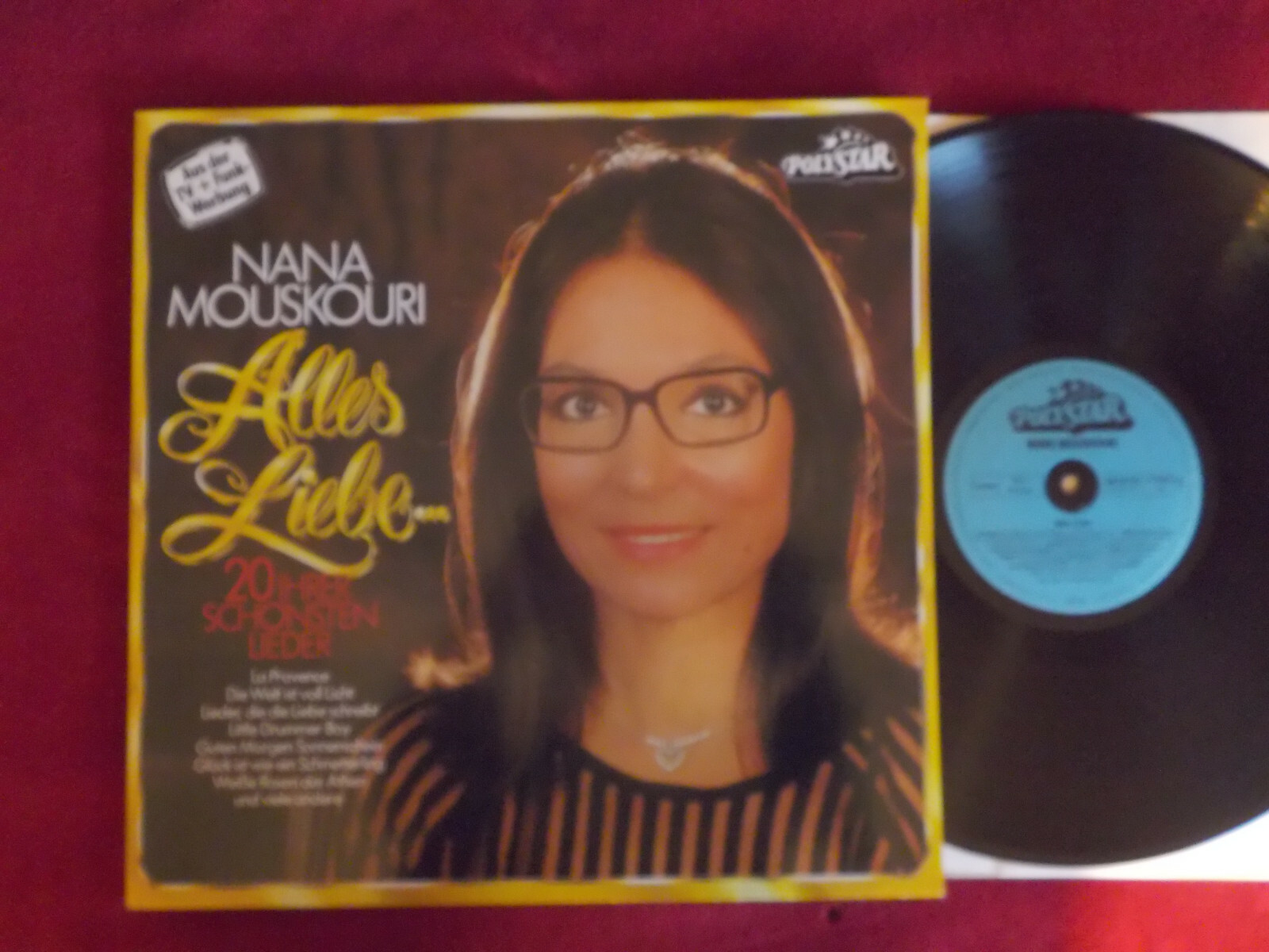 Nana Mouskouri – Alles Liebe..... Ihre 20 schönsten Lieder (LP, 1984)
